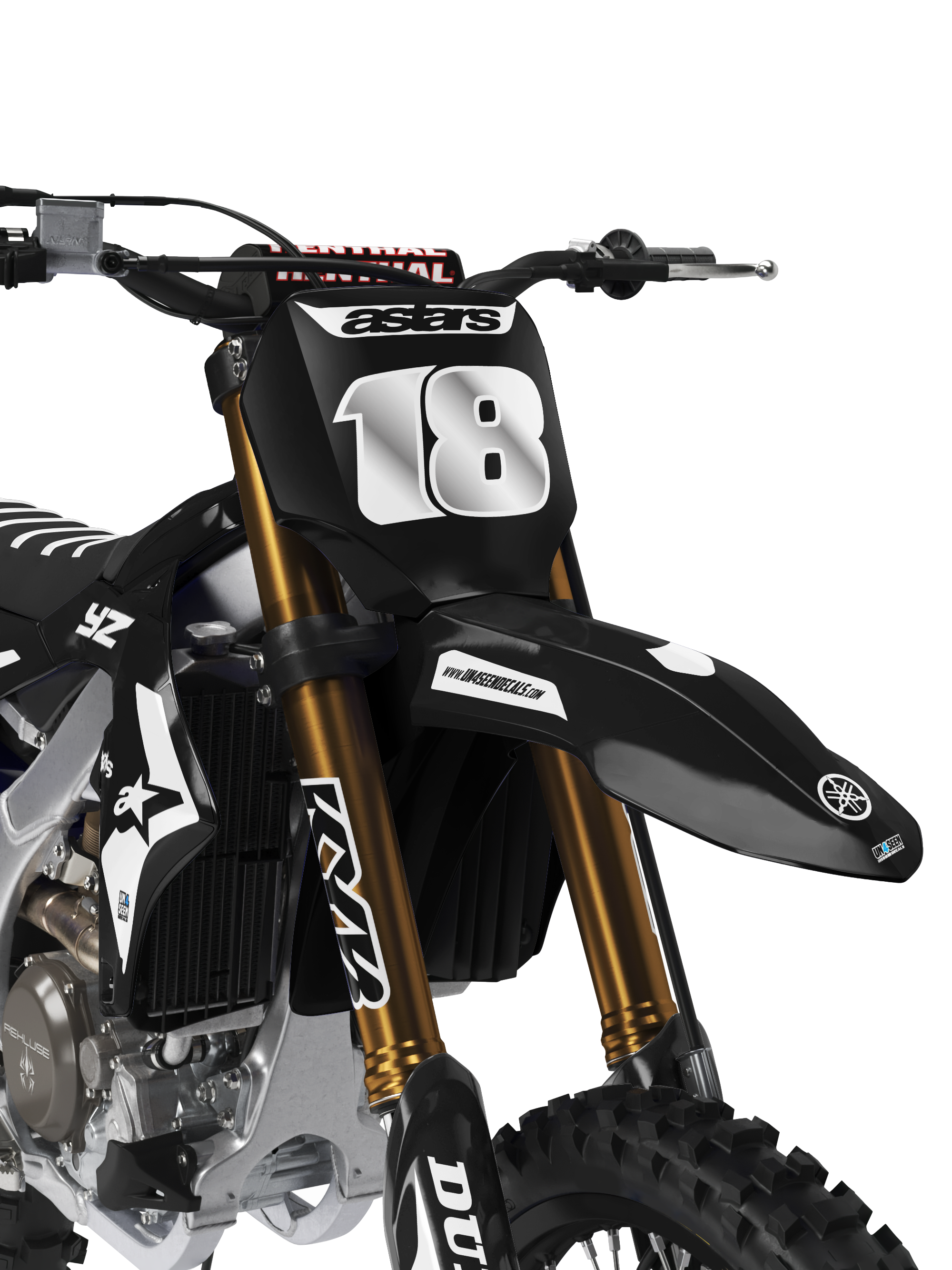 Yamaha Graphics Kit - Racer Air Ryway Black