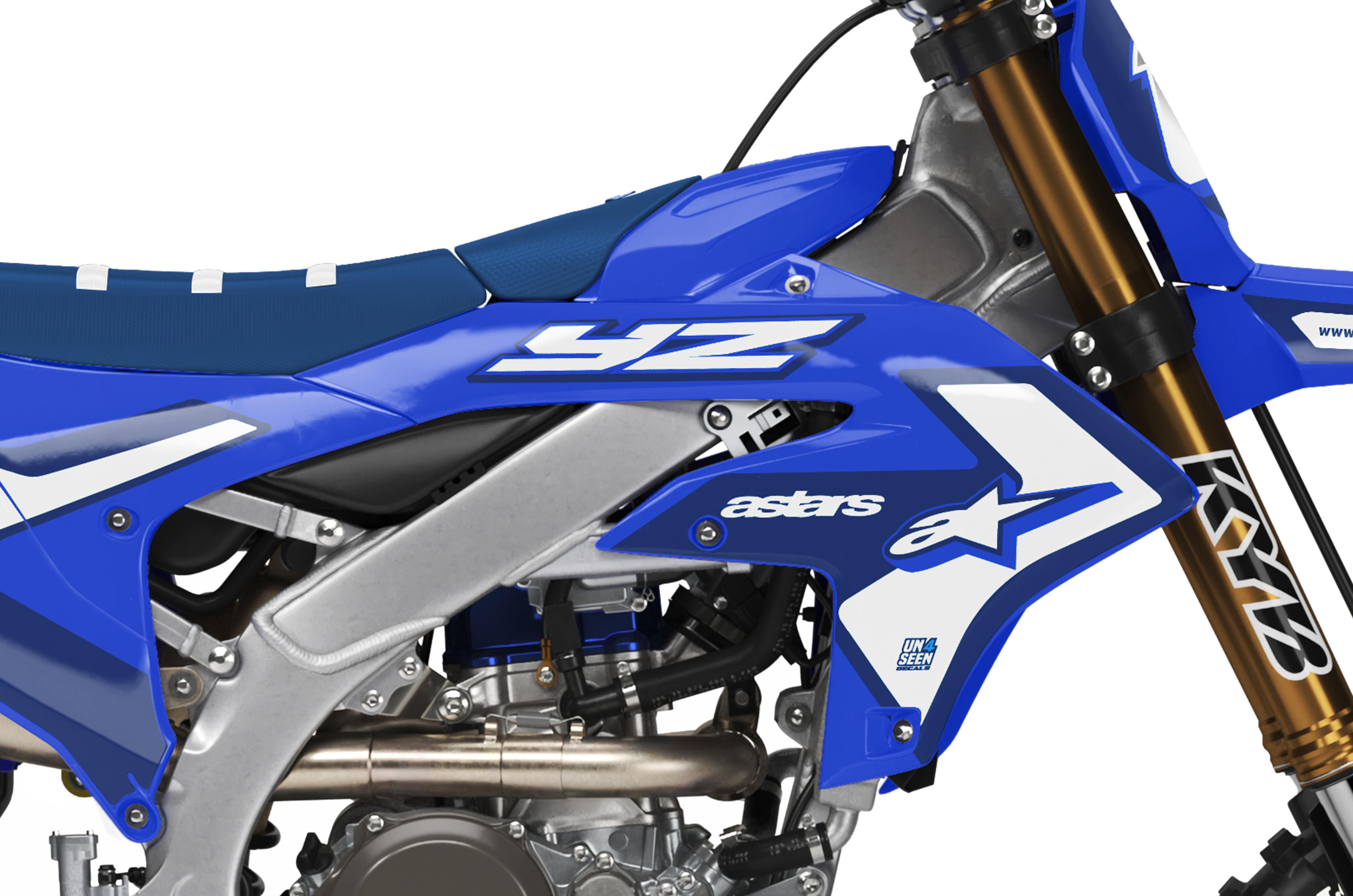 Yamaha Graphics Kit - Racer Air Ryway Blue