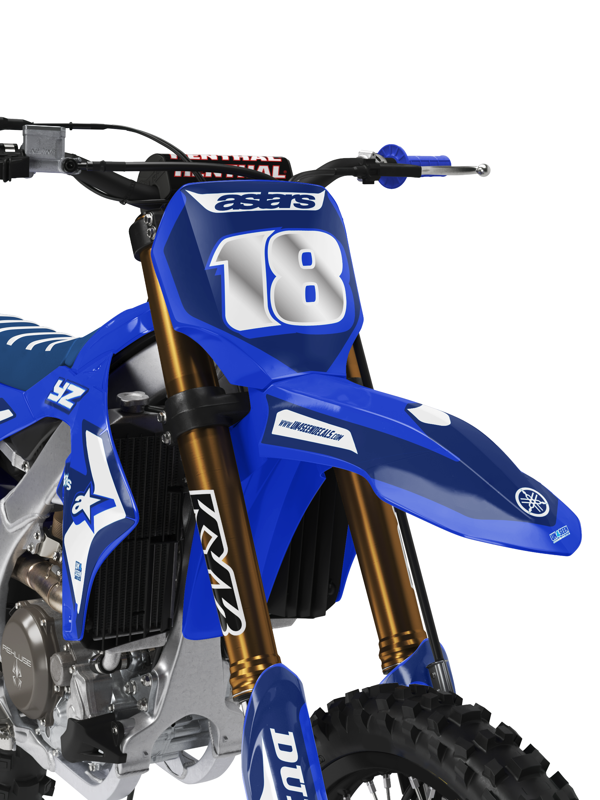 Yamaha Graphics Kit - Racer Air Ryway Blue