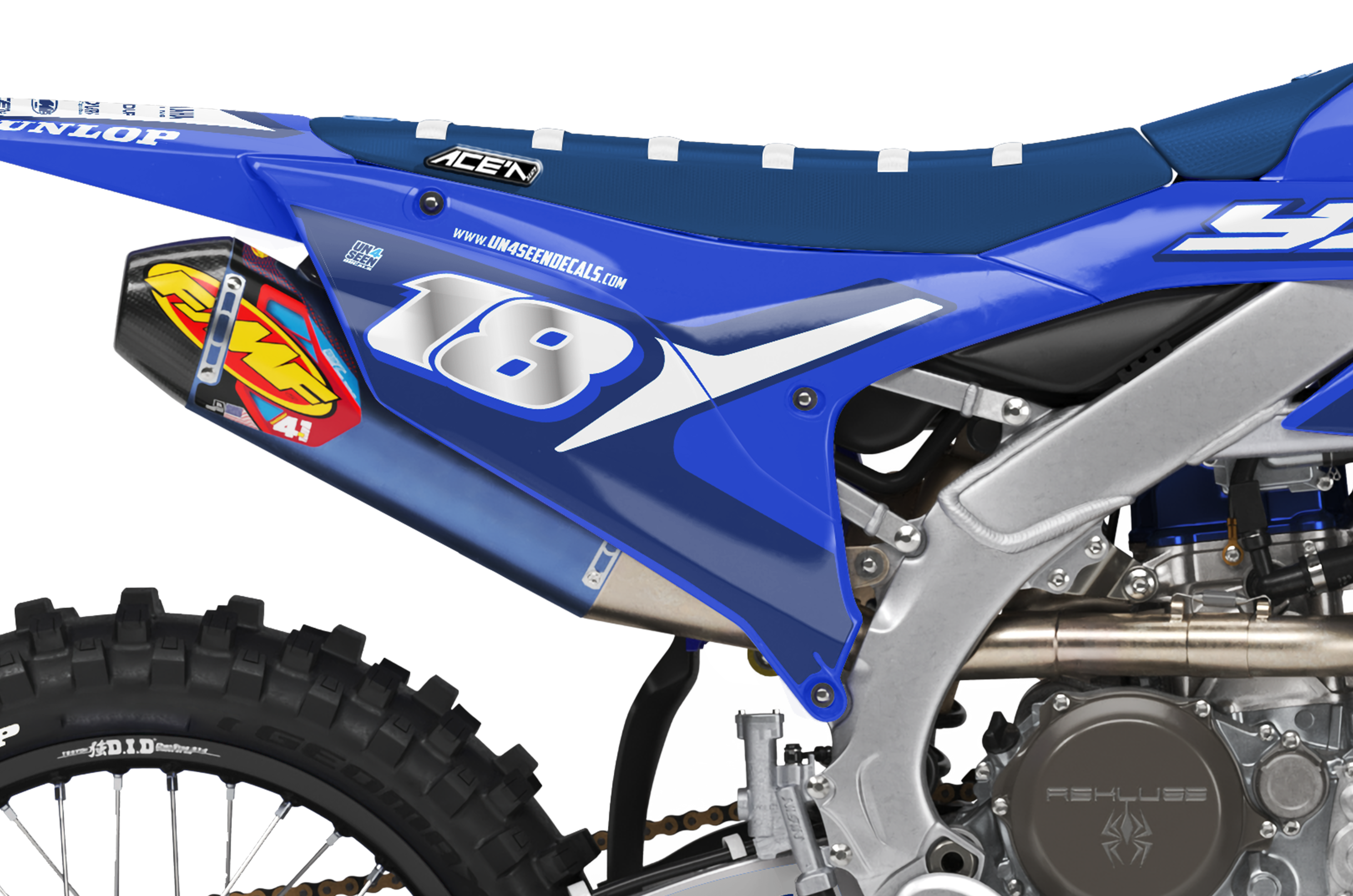 Yamaha Graphics Kit - Racer Air Ryway Blue