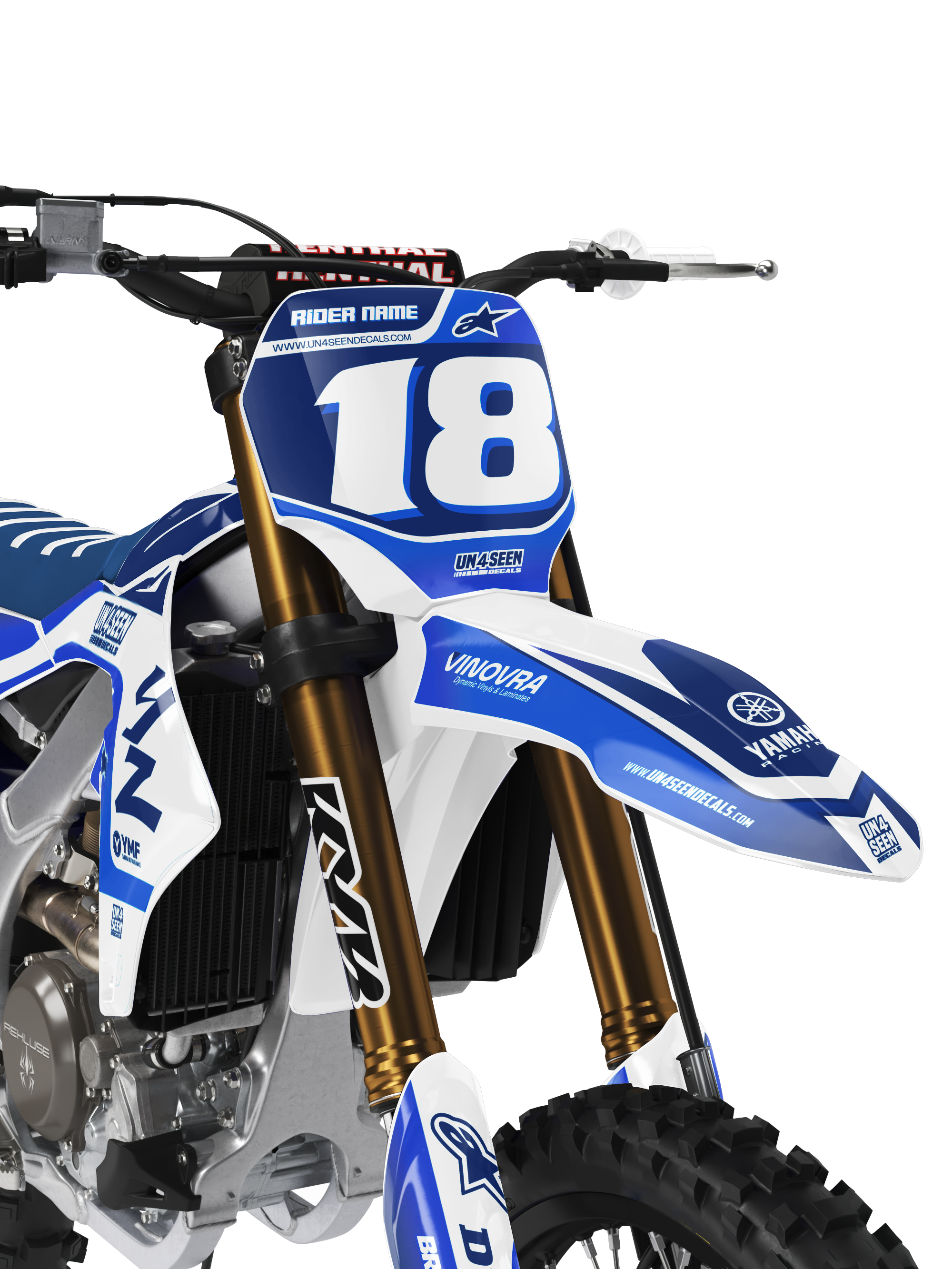 Yamaha Graphics Kit - Racer Portyl Blue