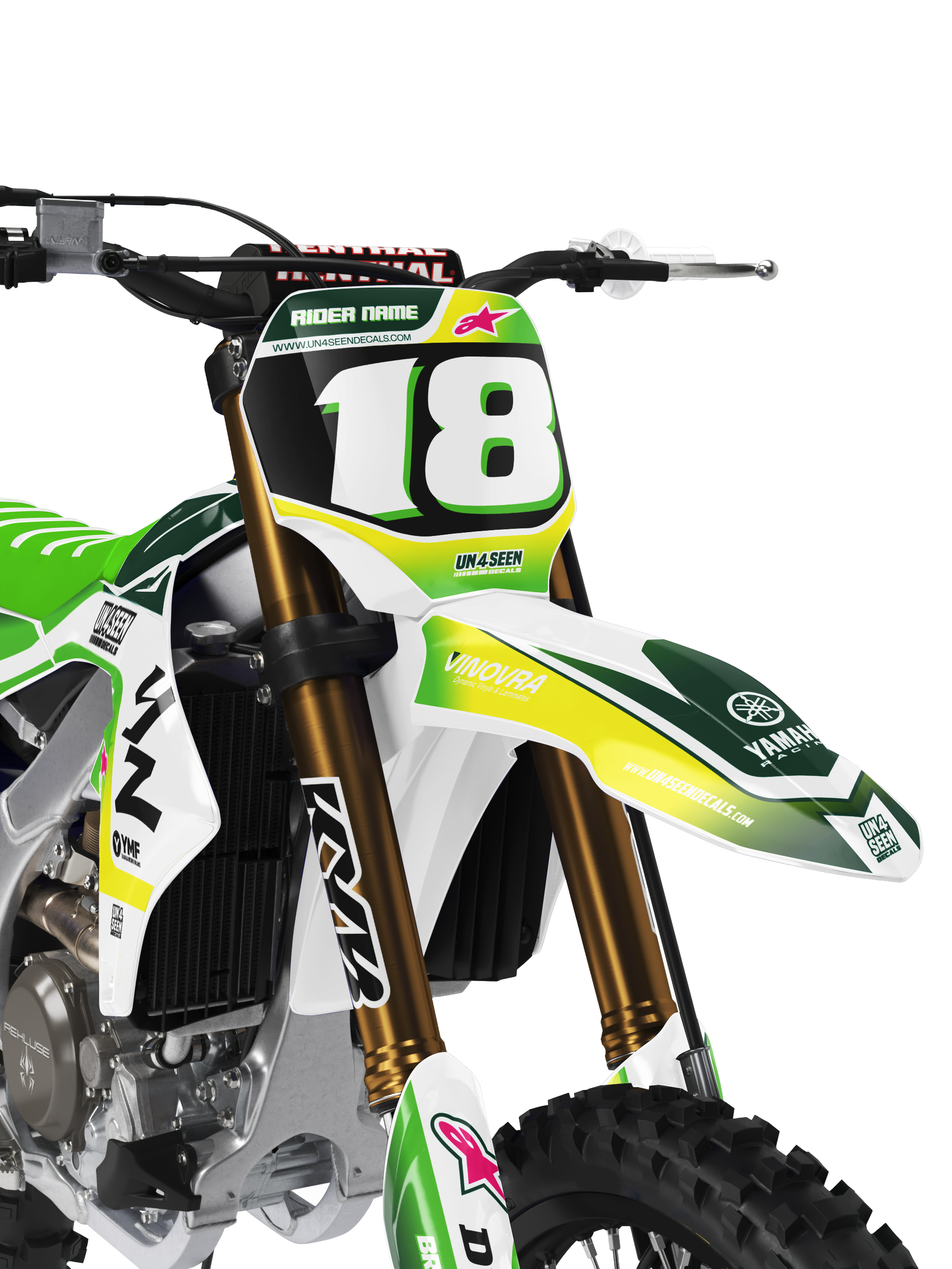 Yamaha Graphics Kit - Racer Portyl Green
