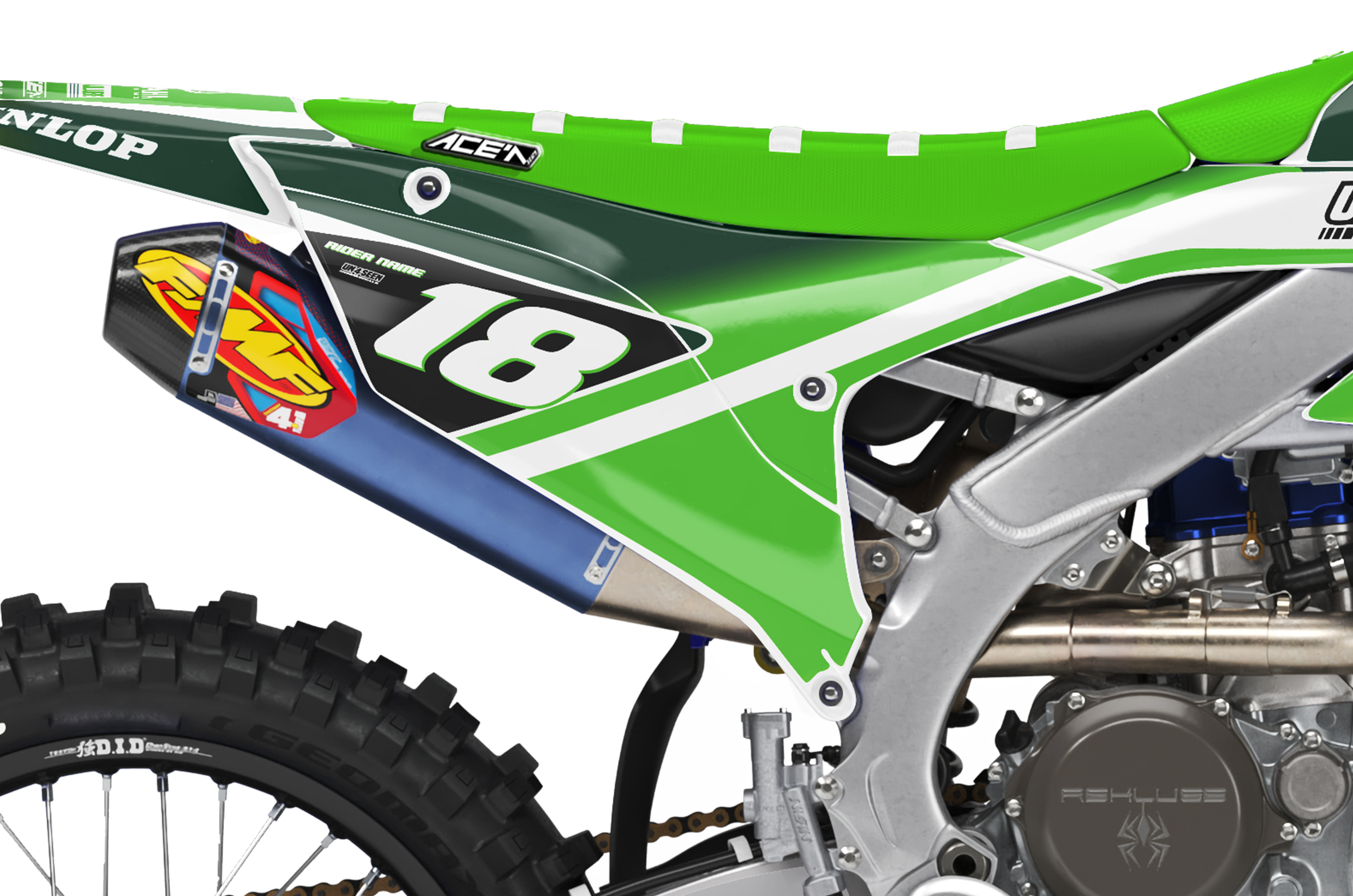 Yamaha Graphics Kit - Racer Portyl Green