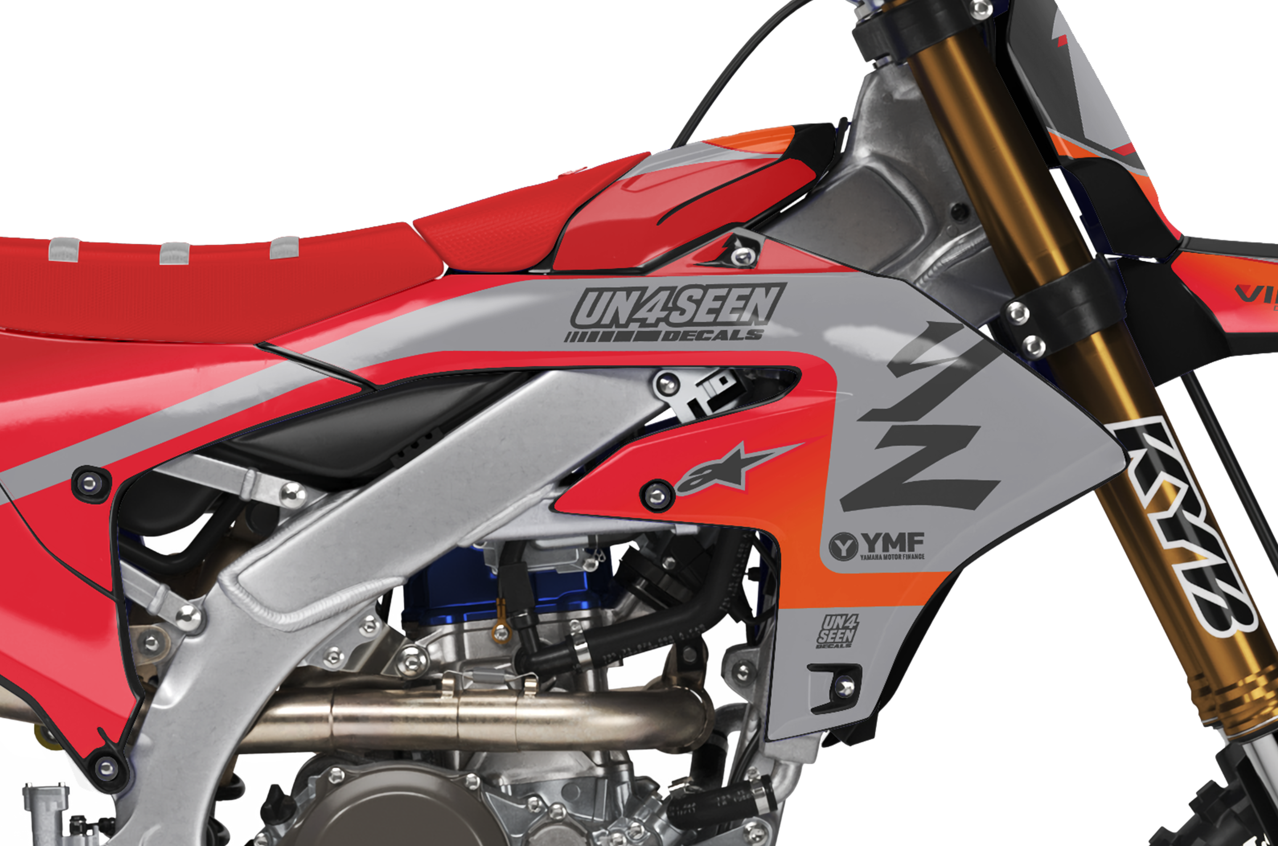 Yamaha Graphics Kit - Racer Portyl Red