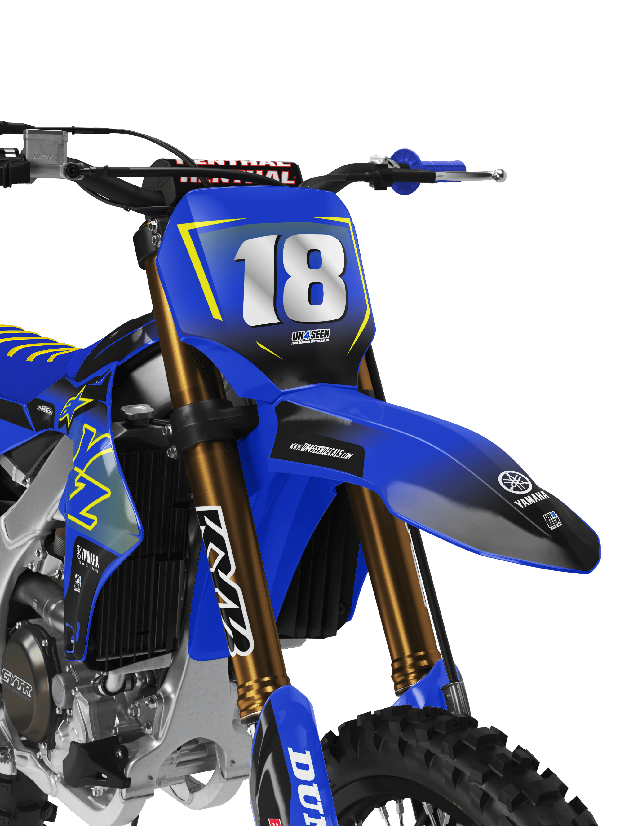 Yamaha Graphics Kit - Supertech Blue