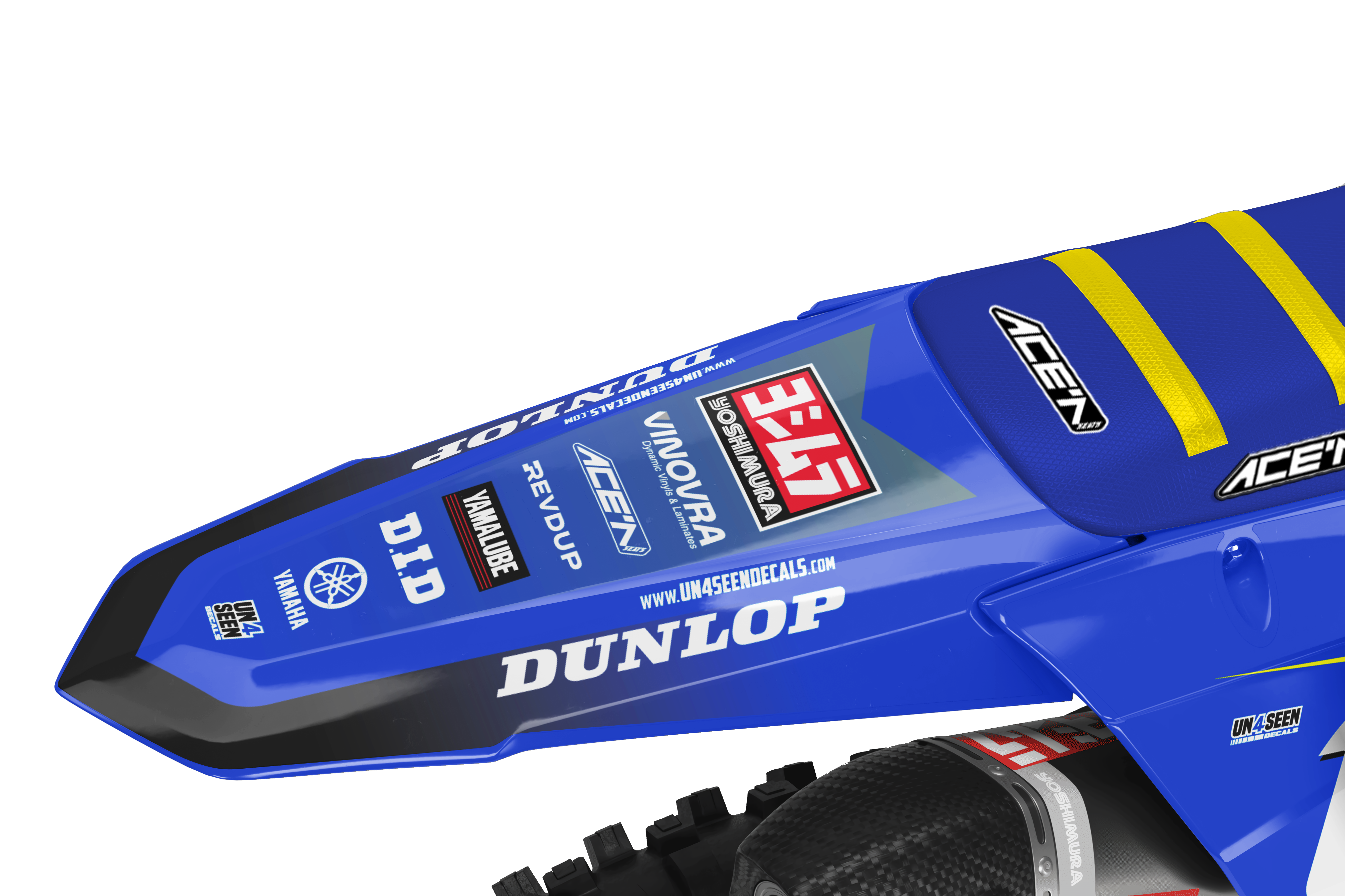 Yamaha Graphics Kit - Supertech Blue