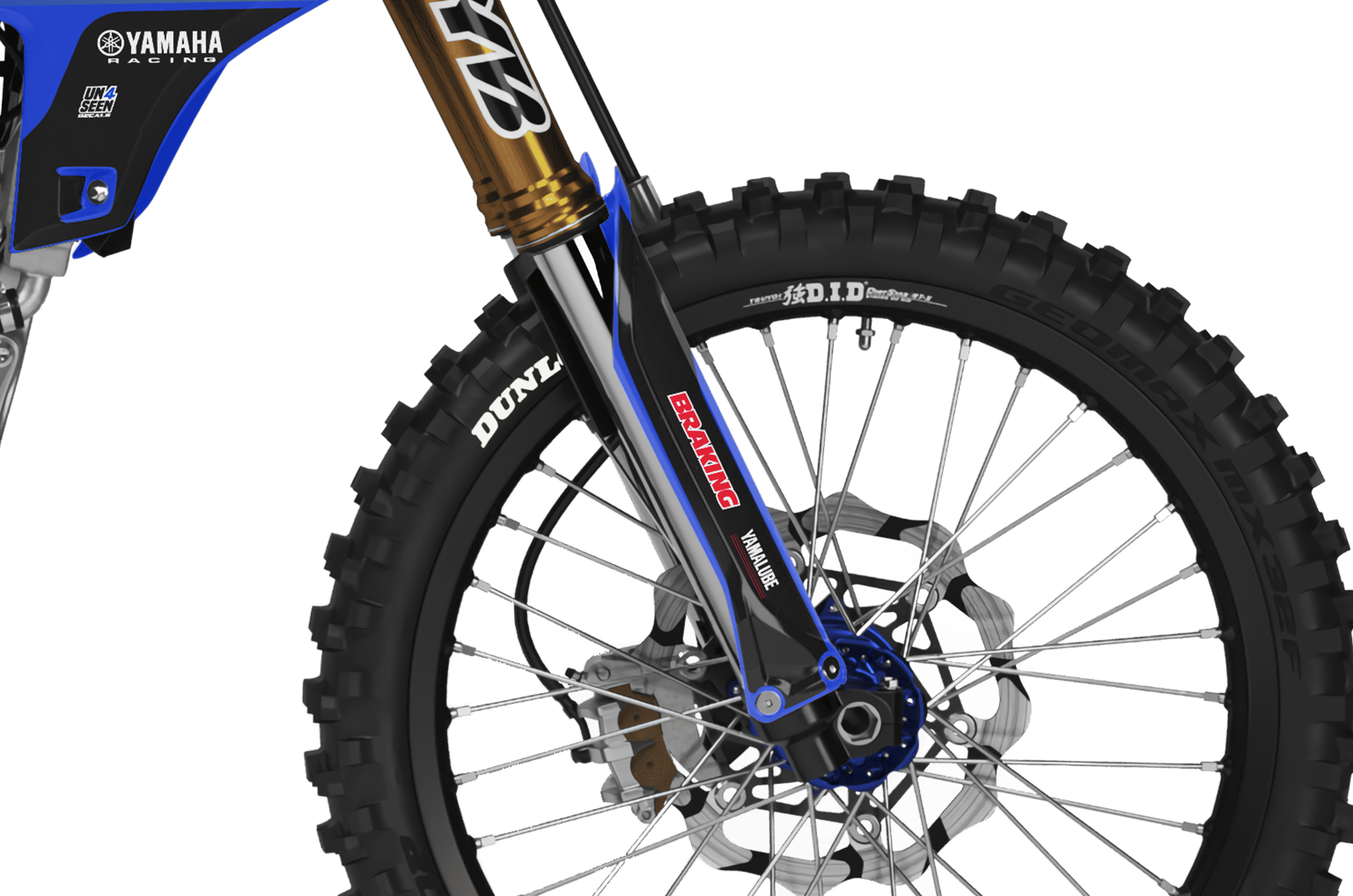 Yamaha Graphics Kit - Supertech Blue