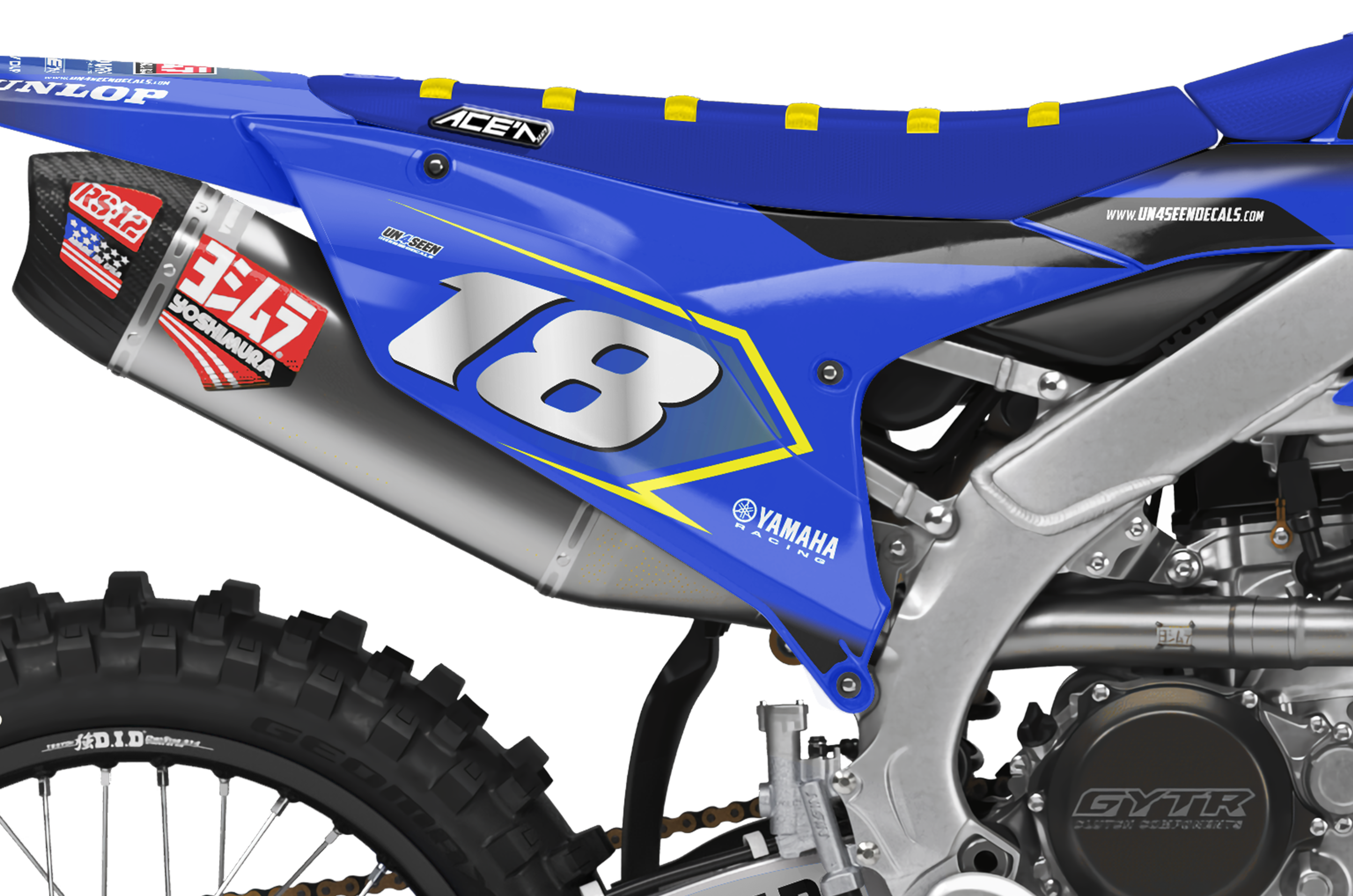Yamaha Graphics Kit - Supertech Blue