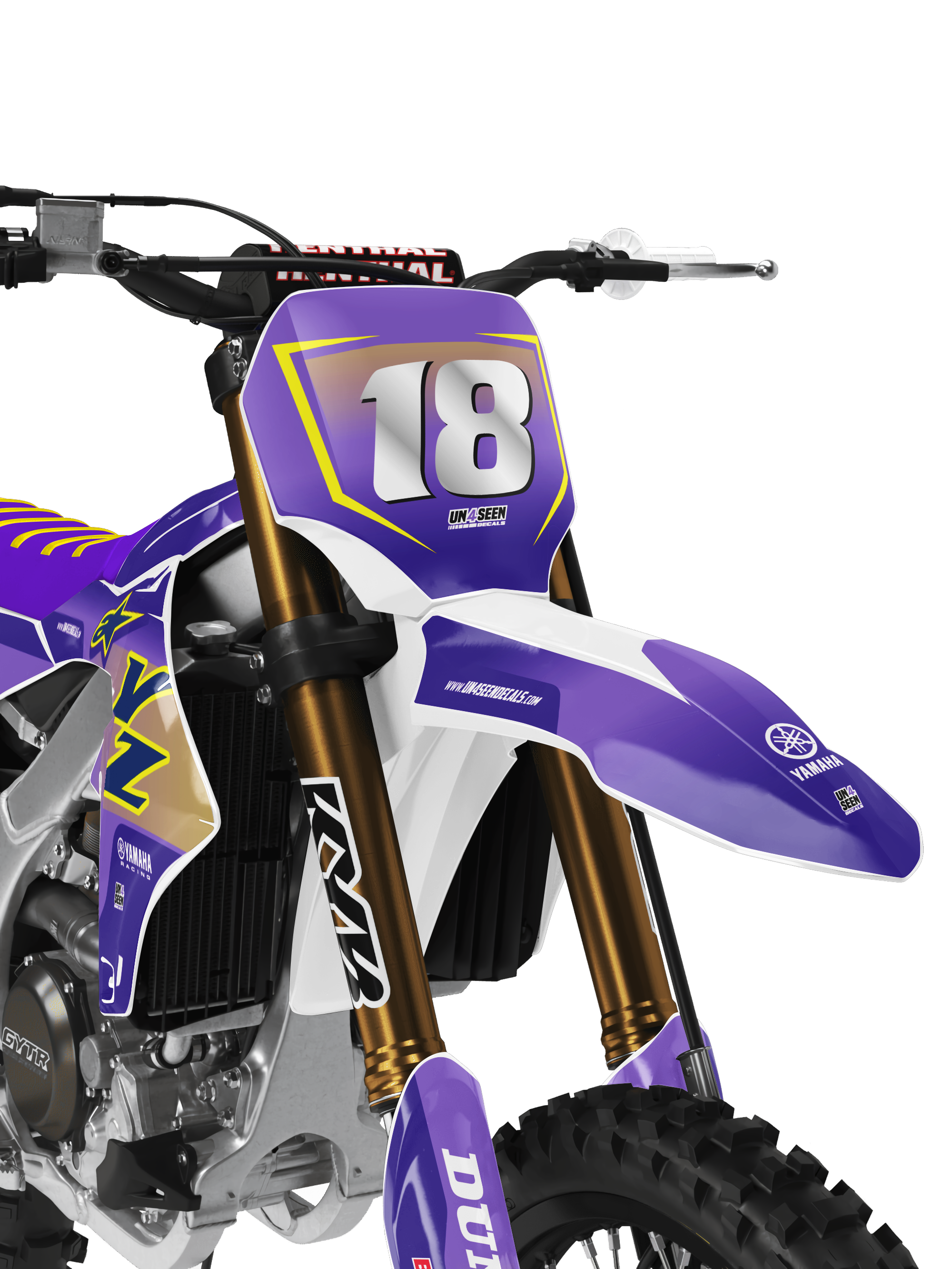 Yamaha Graphics Kit - Supertech Purple