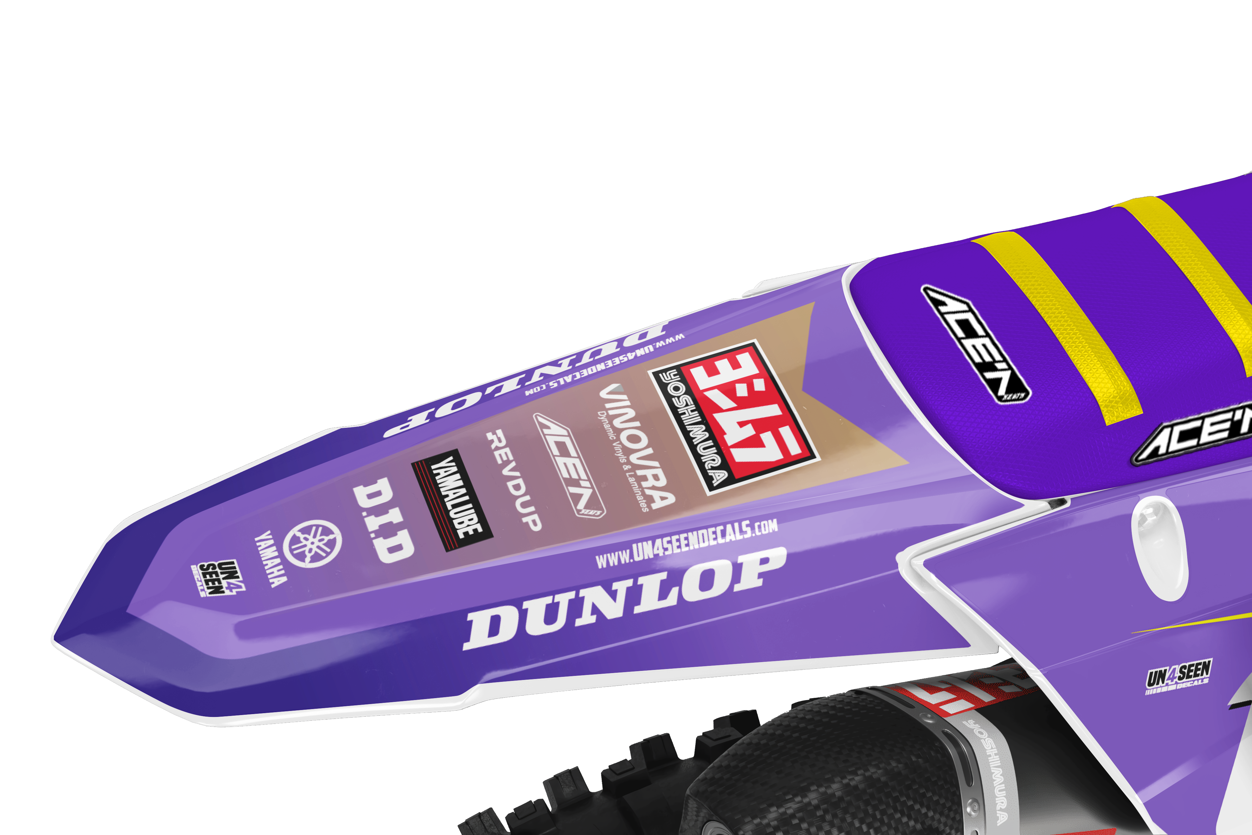 Yamaha Graphics Kit - Supertech Purple