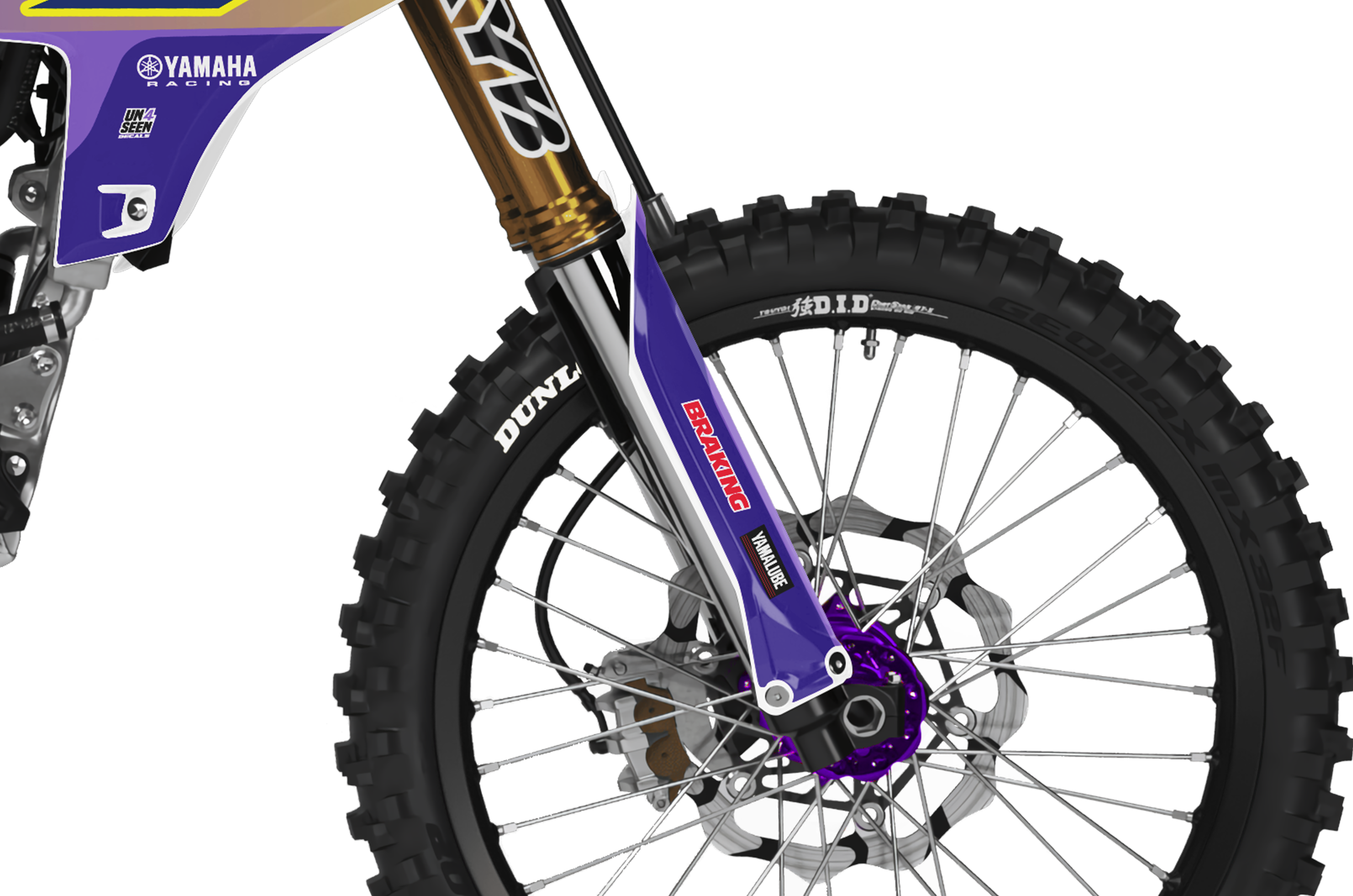 Yamaha Graphics Kit - Supertech Purple