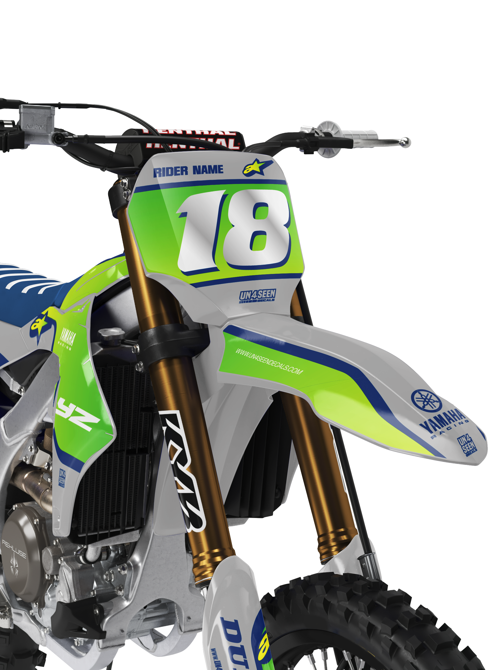 Yamaha Graphics Kit - Supertech Vista Green