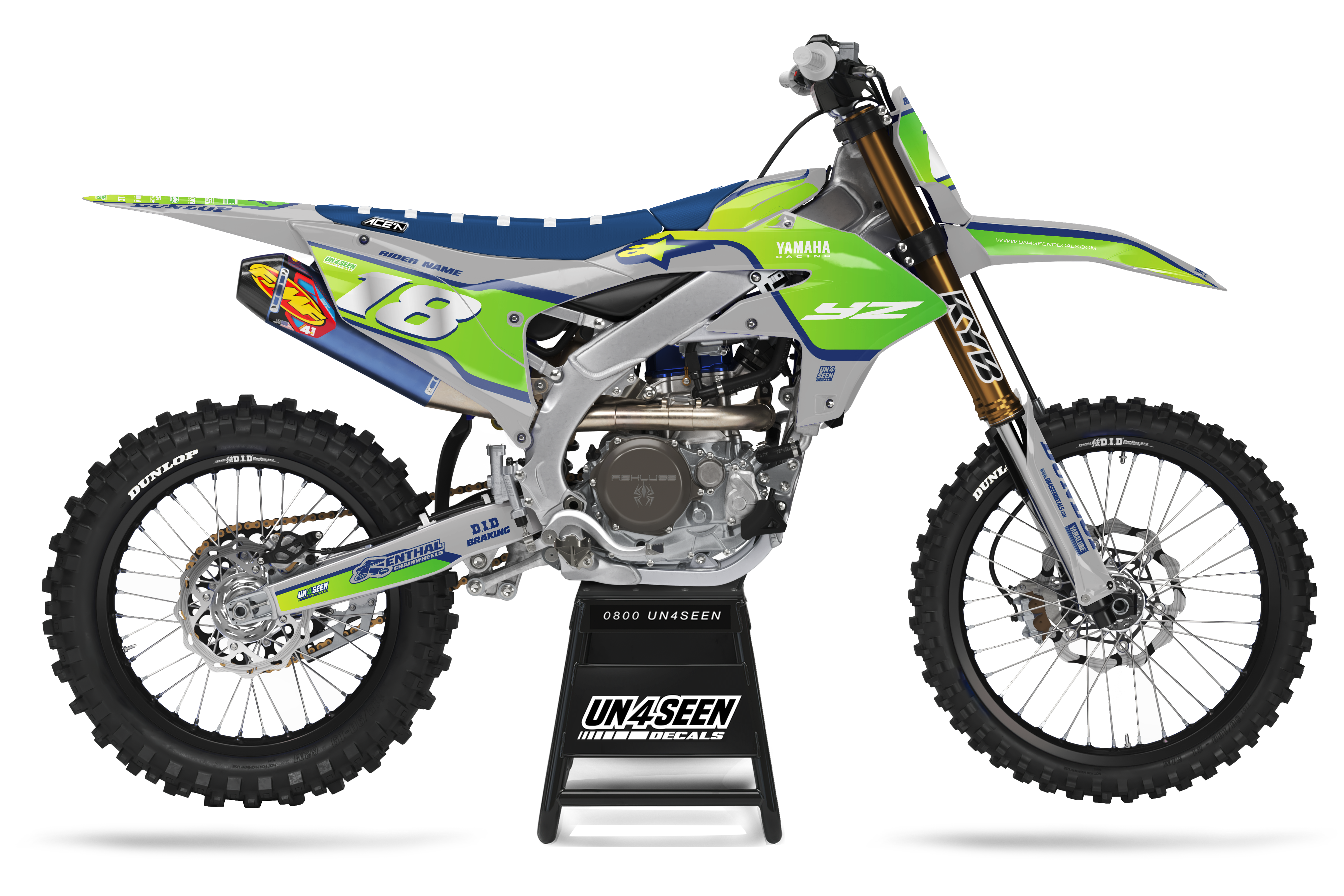 Yamaha Graphics Kit - Supertech Vista Green