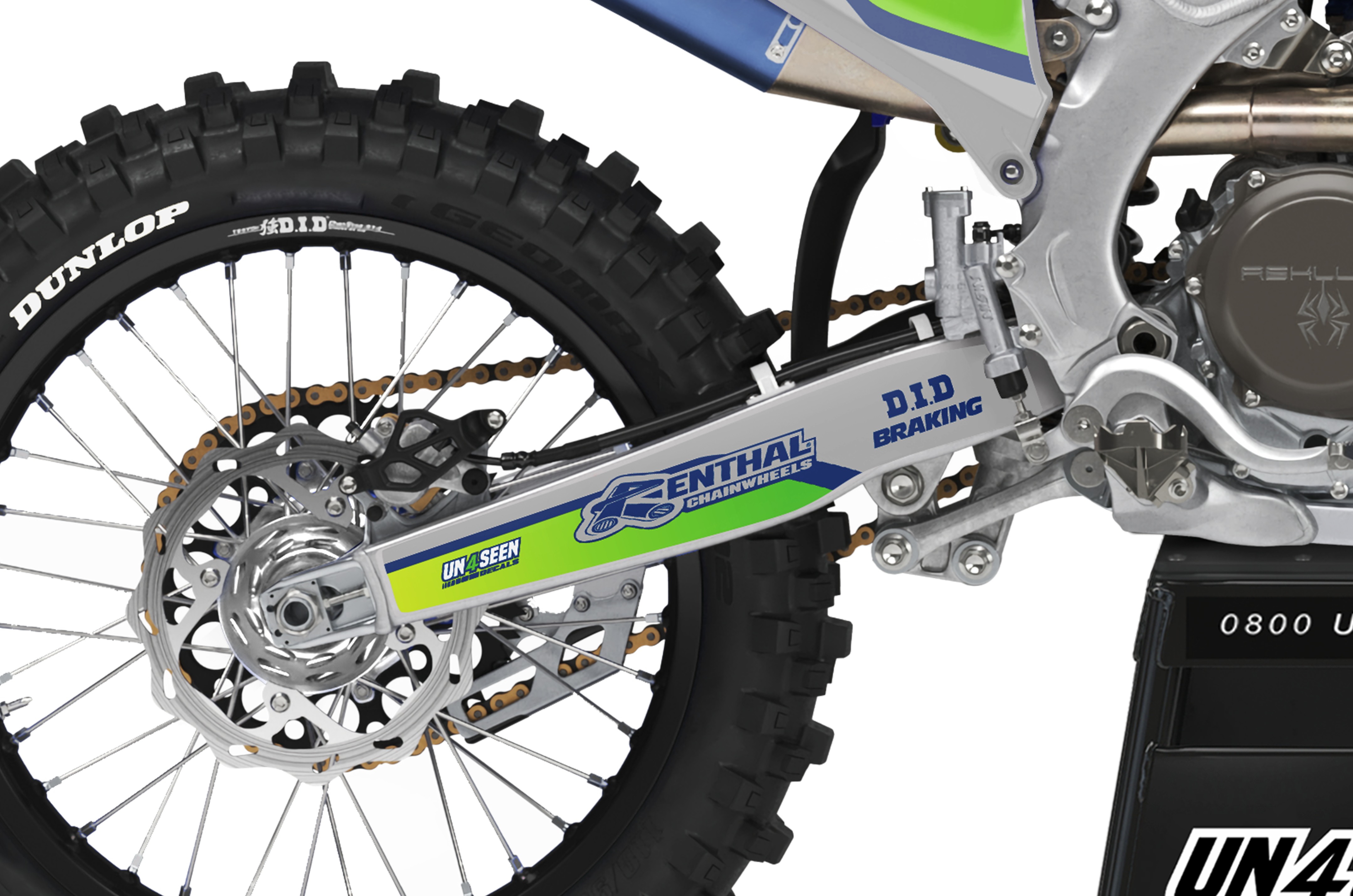 Yamaha Graphics Kit - Supertech Vista Green