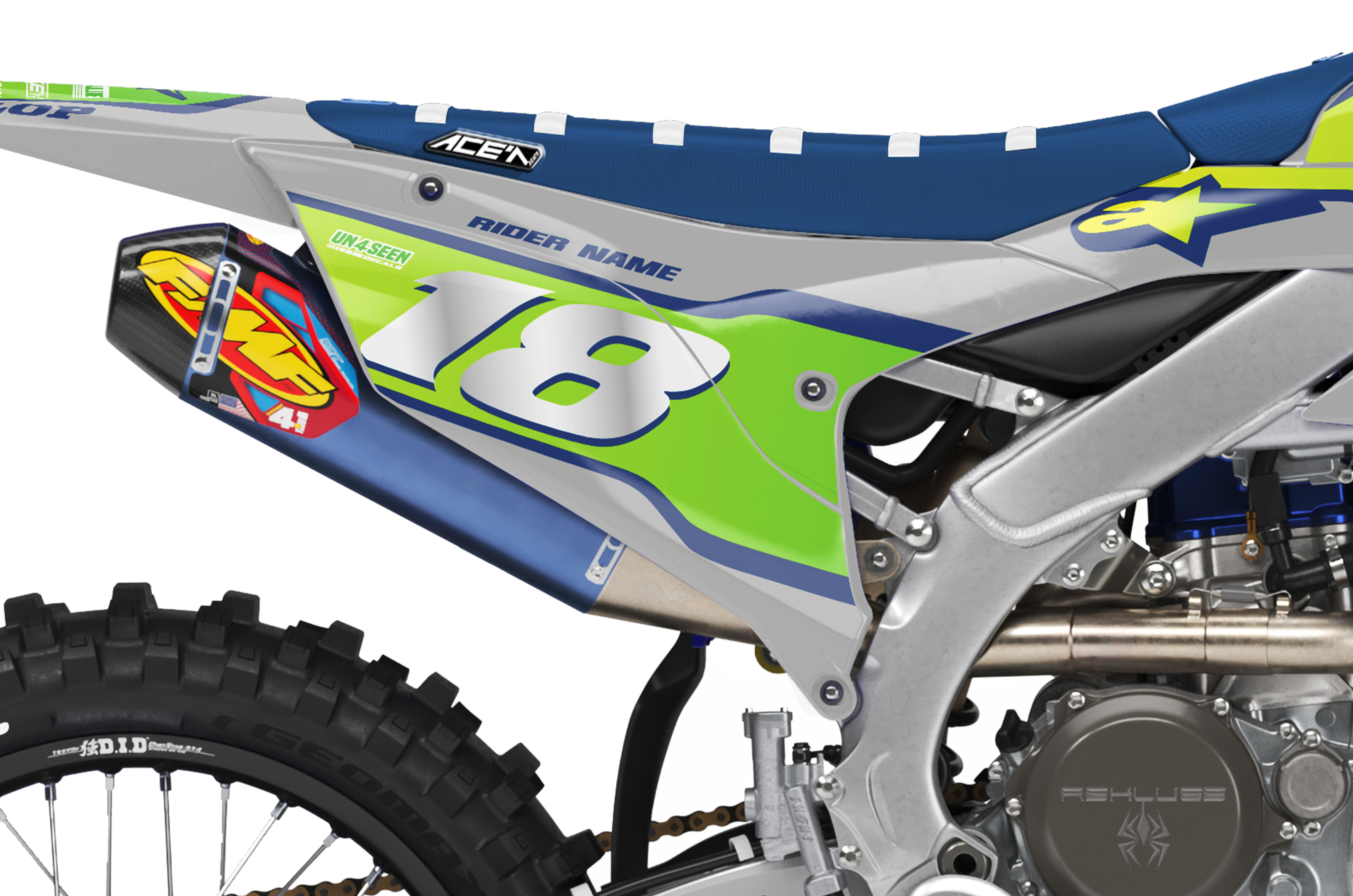 Yamaha Graphics Kit - Supertech Vista Green