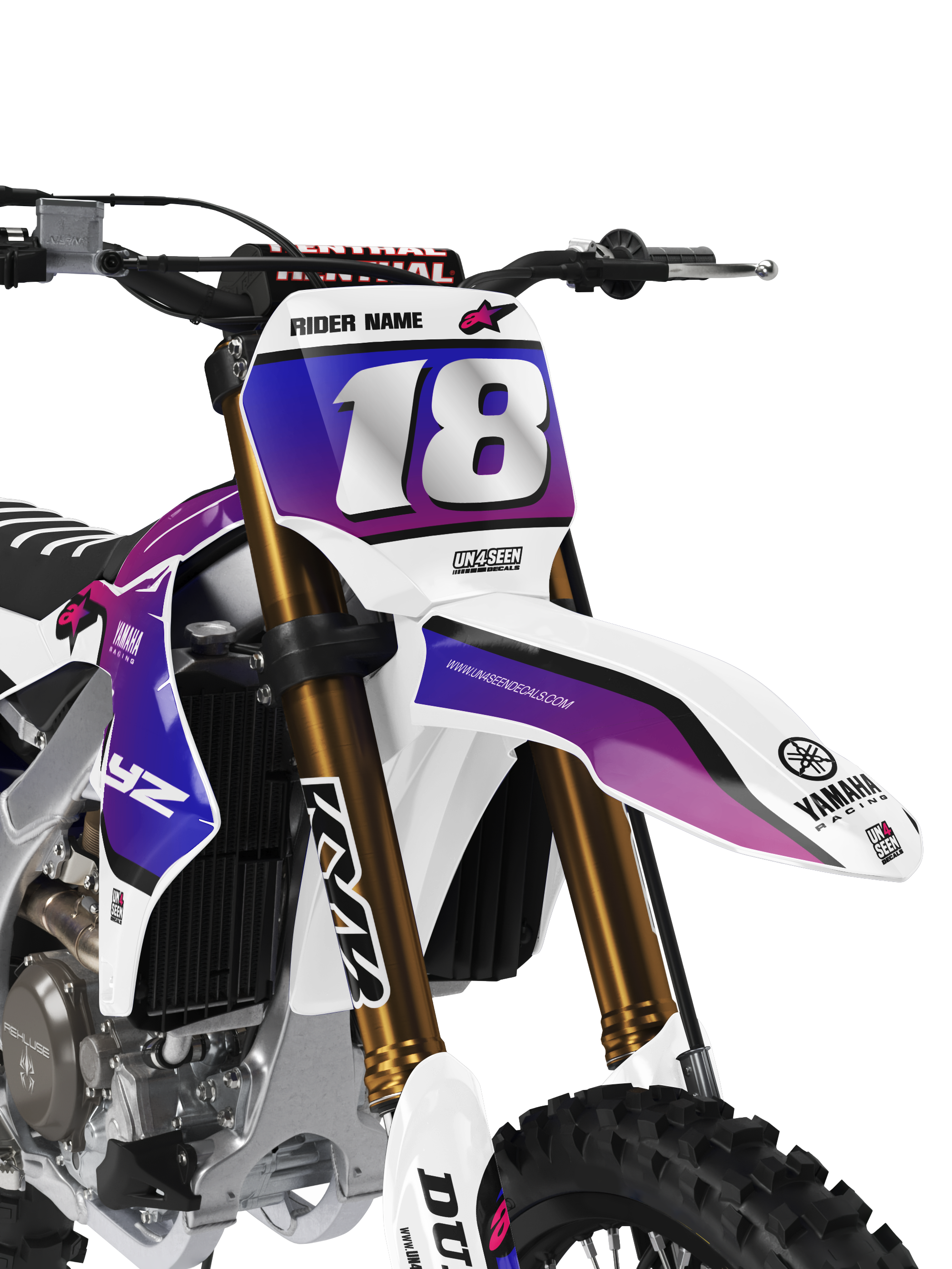 Yamaha Graphics Kit - Supertech Vista Pink