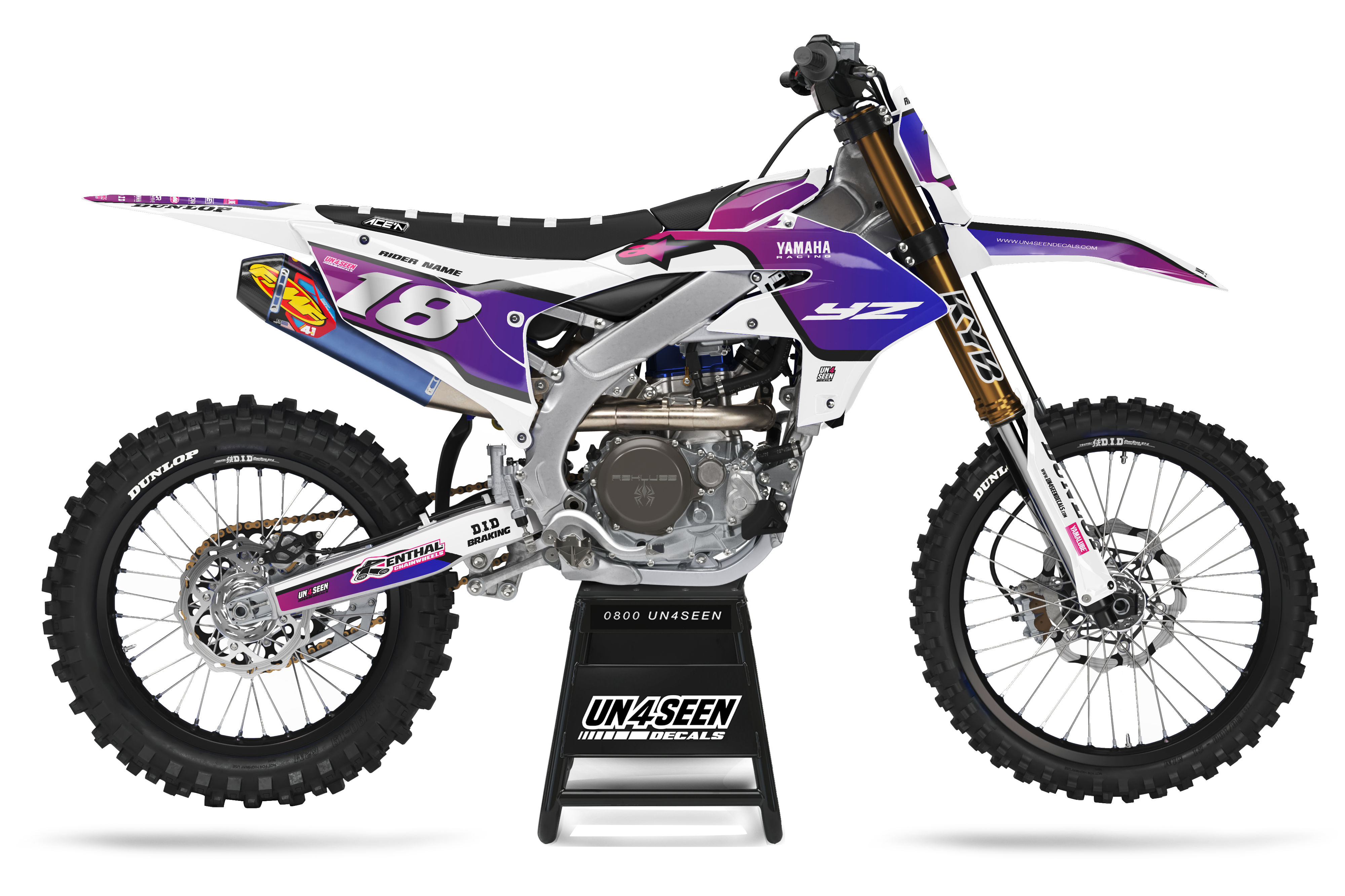 Yamaha Graphics Kit - Supertech Vista Pink