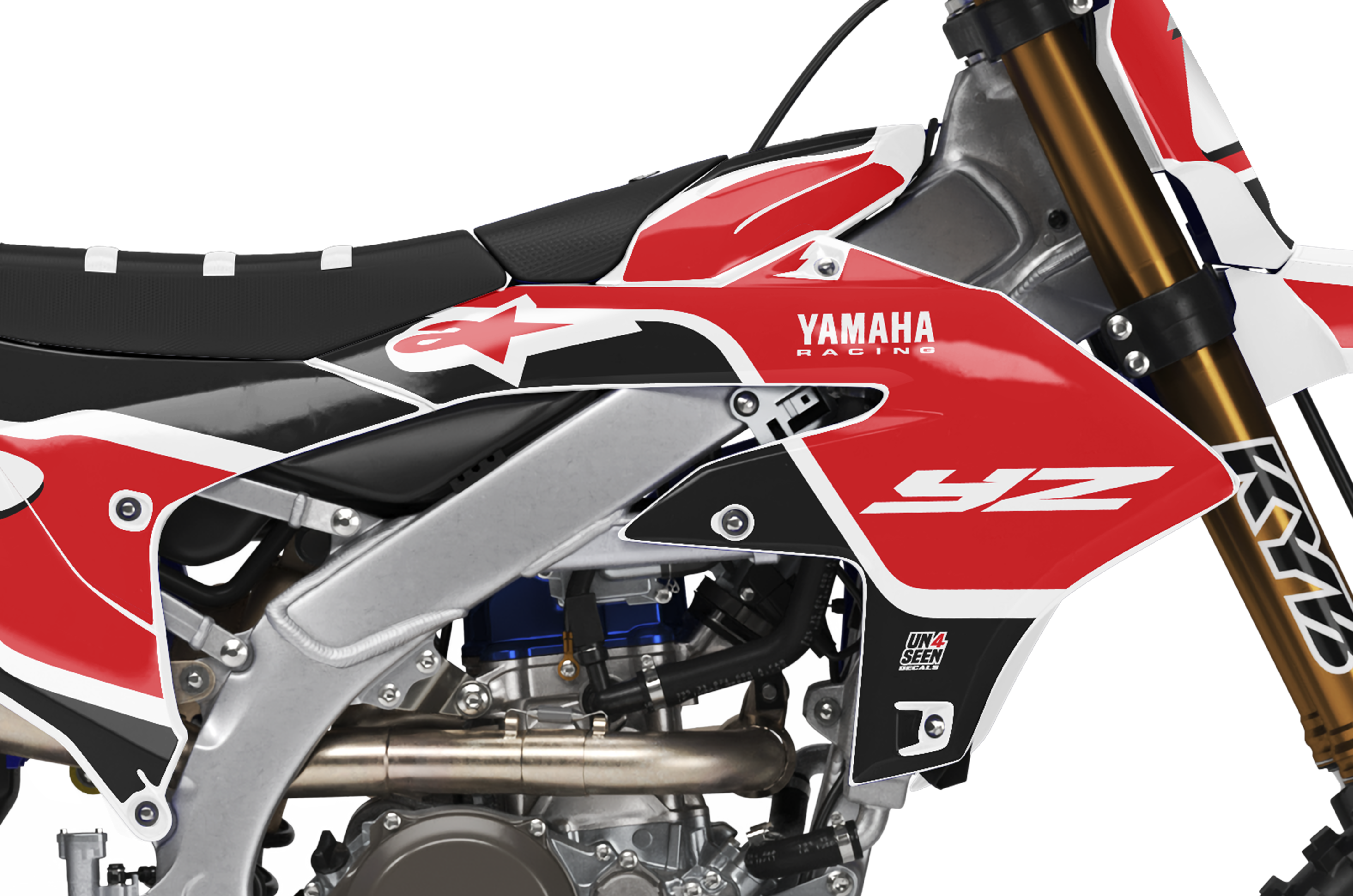 Yamaha Graphics Kit - Supertech Vista Red