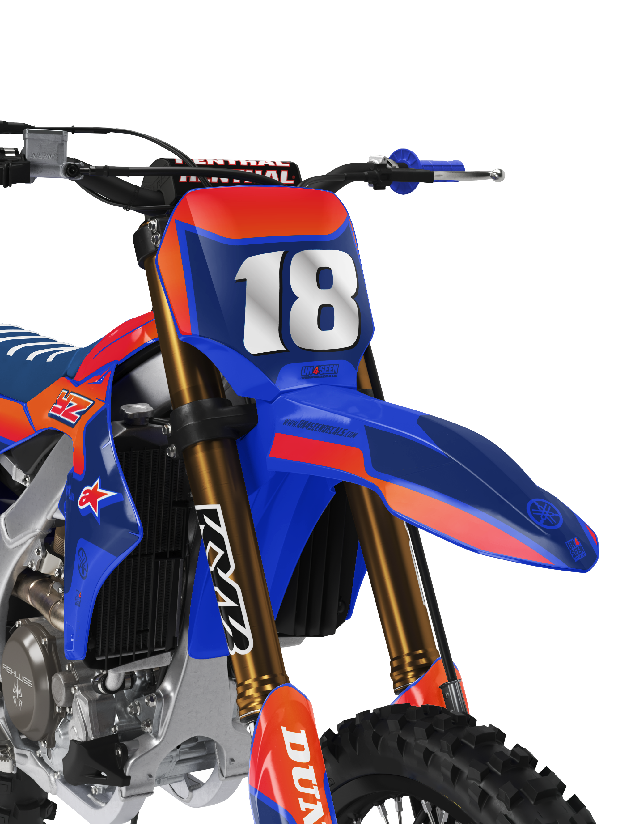 Yamaha Graphics Kit - Supertech YolVista Orange