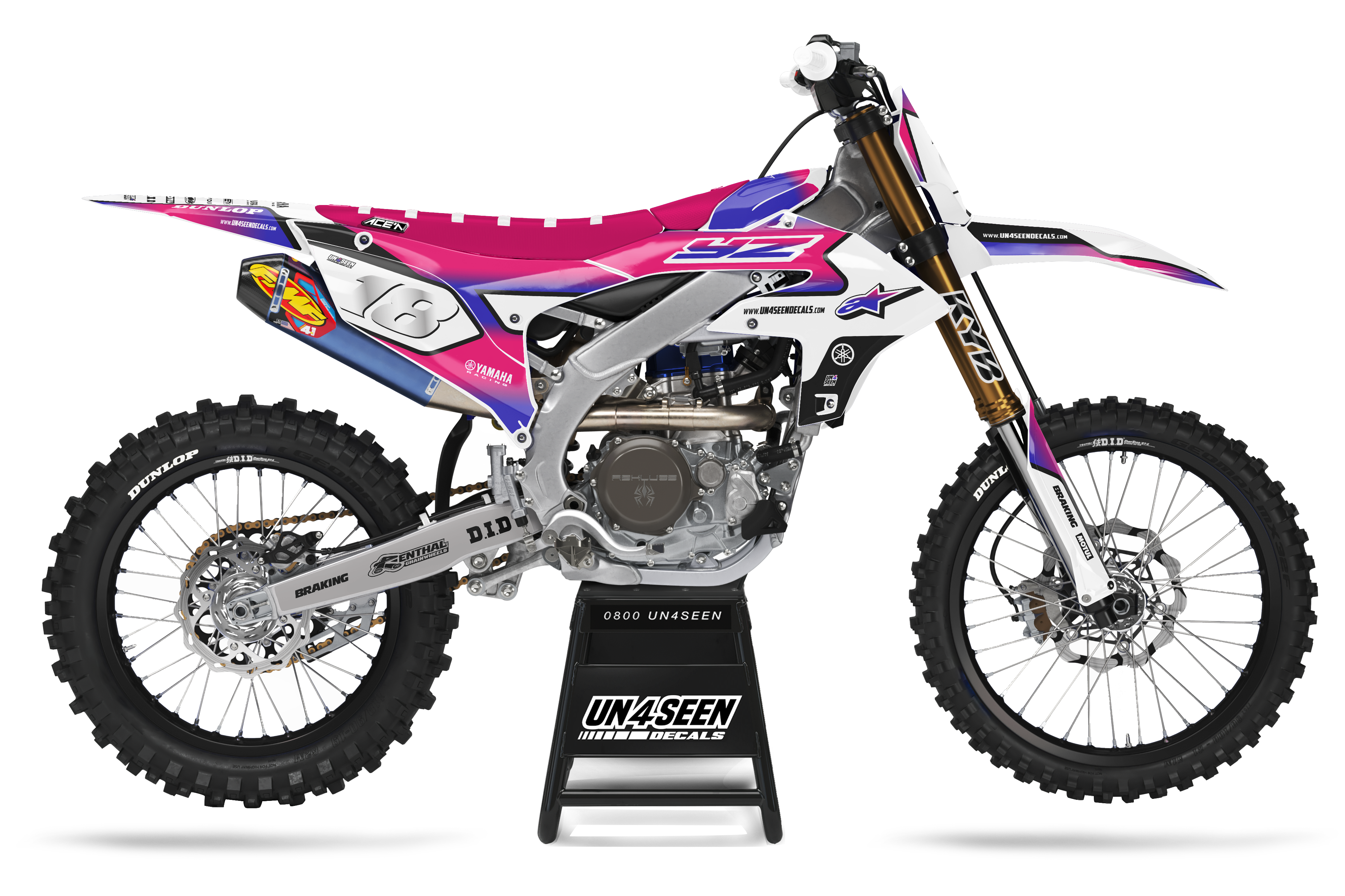 Yamaha Graphics Kit - Supertech YolVista Pink