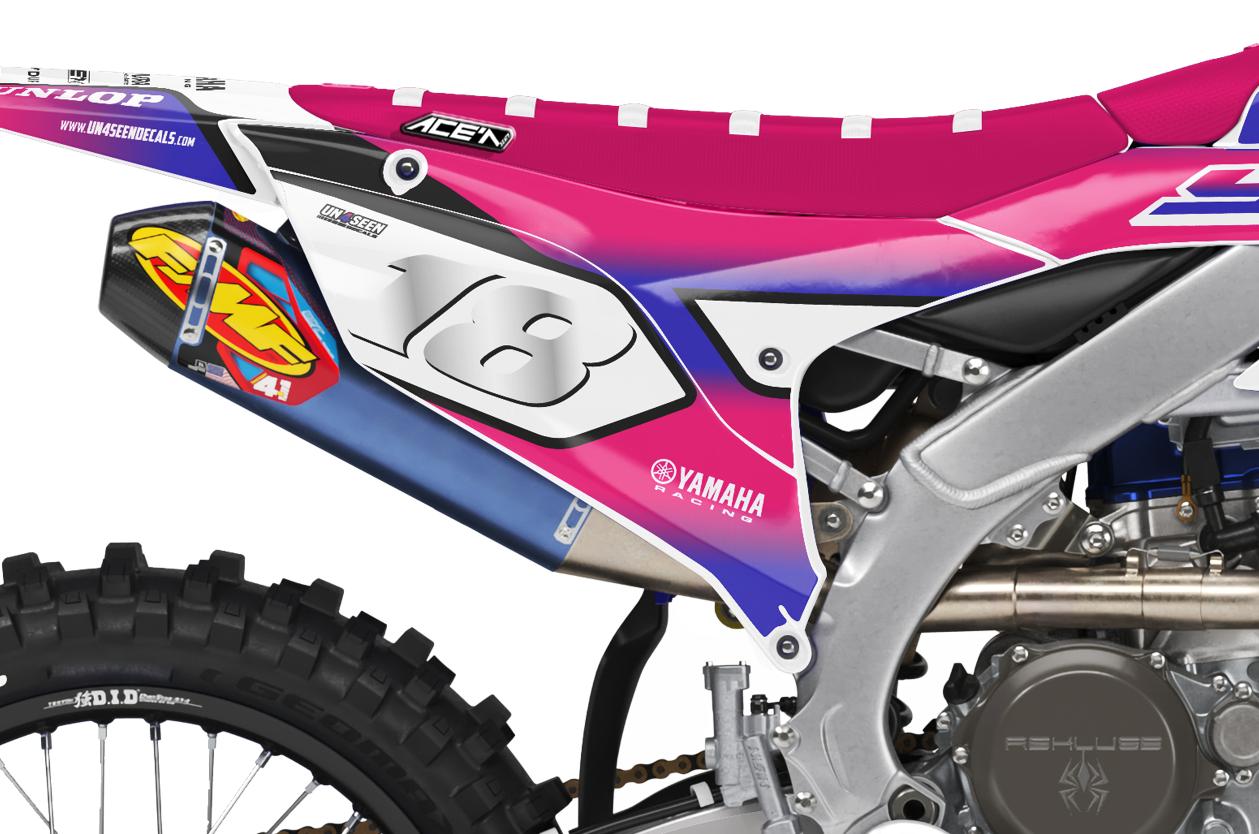 Yamaha Graphics Kit - Supertech YolVista Pink