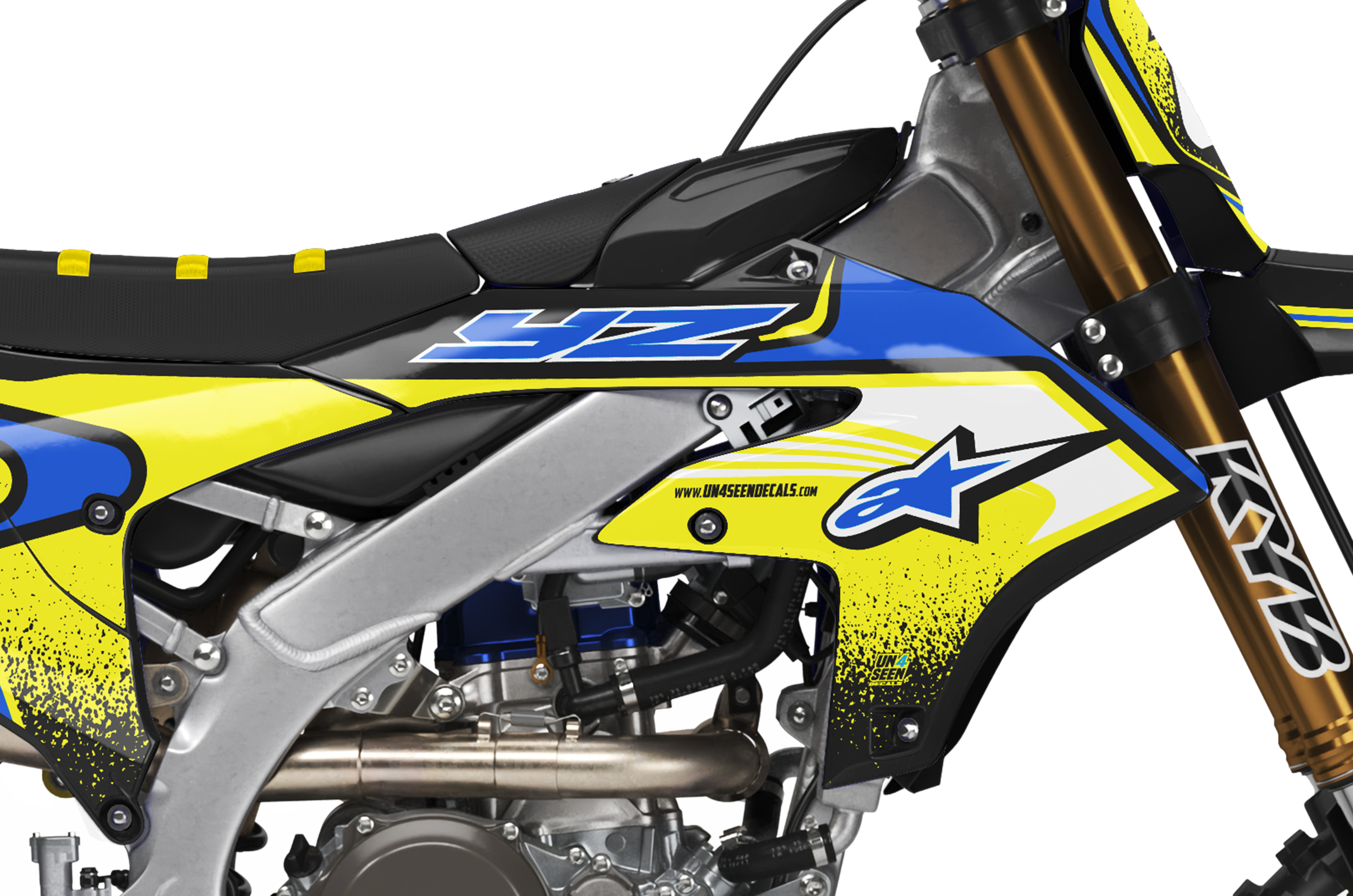 Yamaha Graphics Kit - Techstar Nomur Yellow