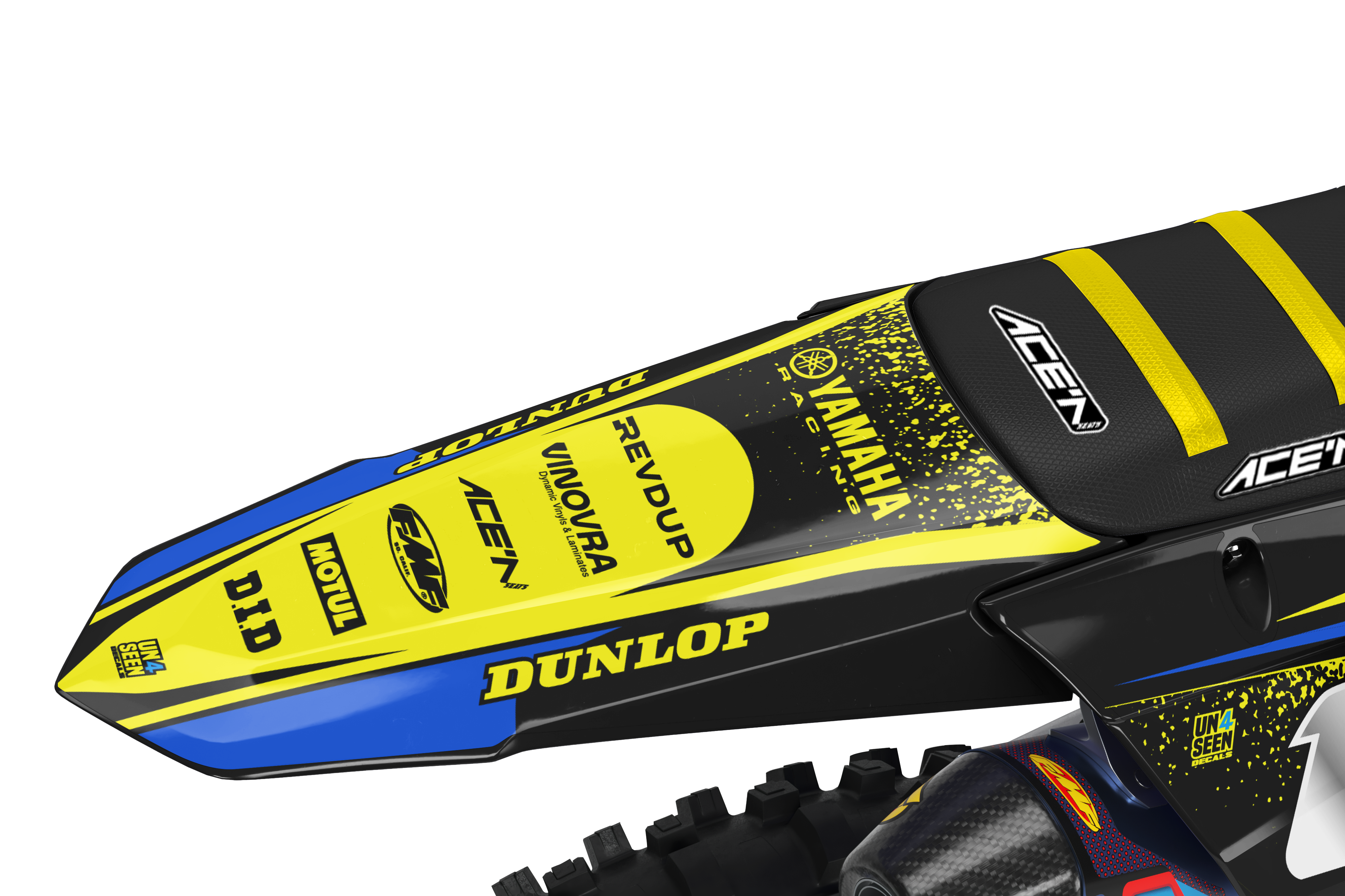 Yamaha Graphics Kit - Techstar Nomur Yellow