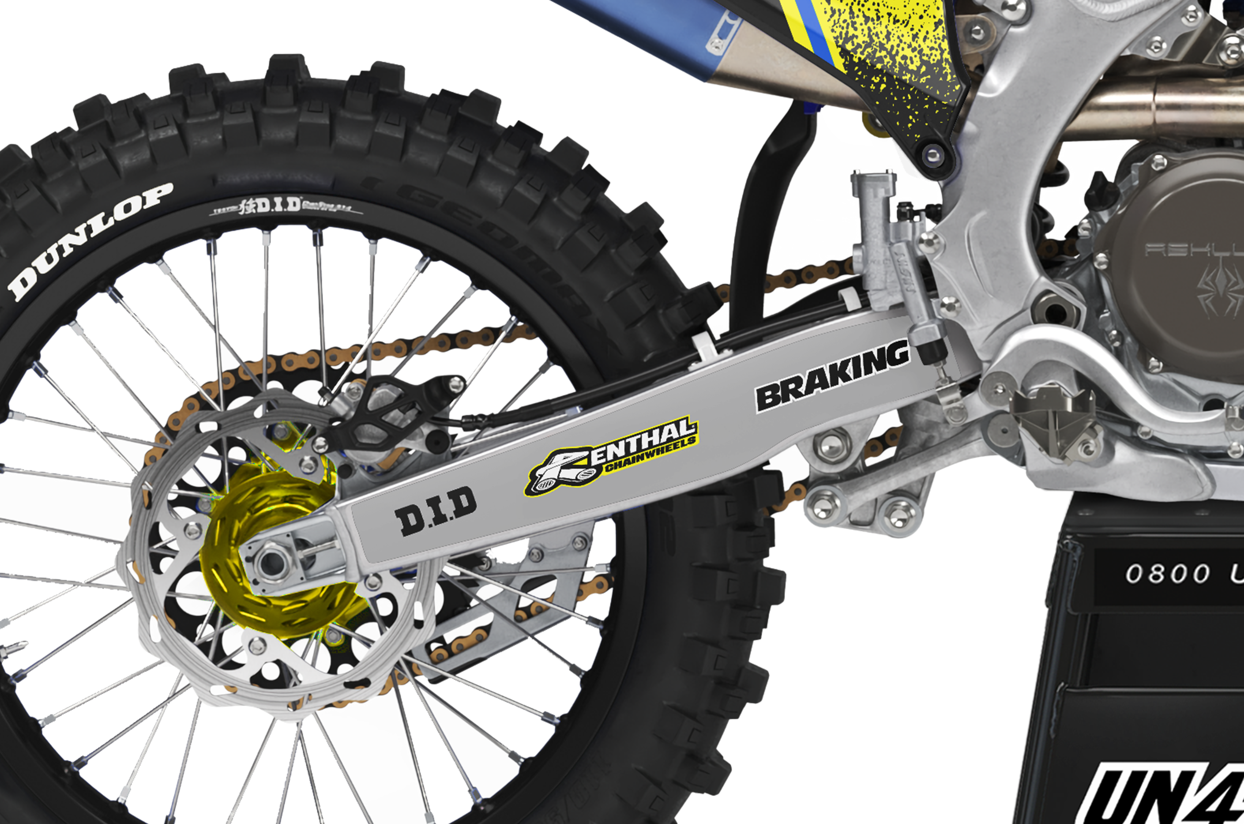 Yamaha Graphics Kit - Techstar Nomur Yellow