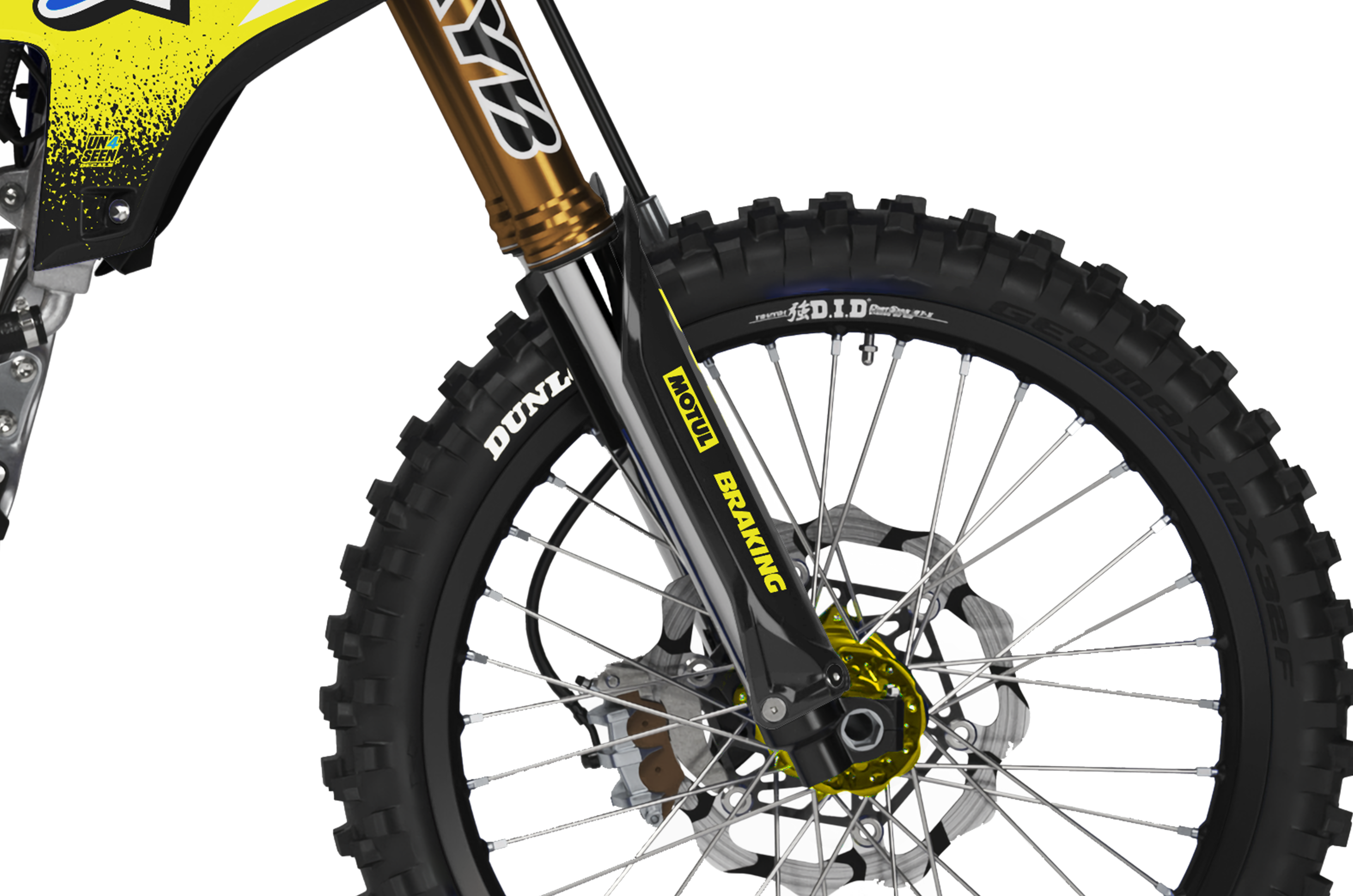 Yamaha Graphics Kit - Techstar Nomur Yellow