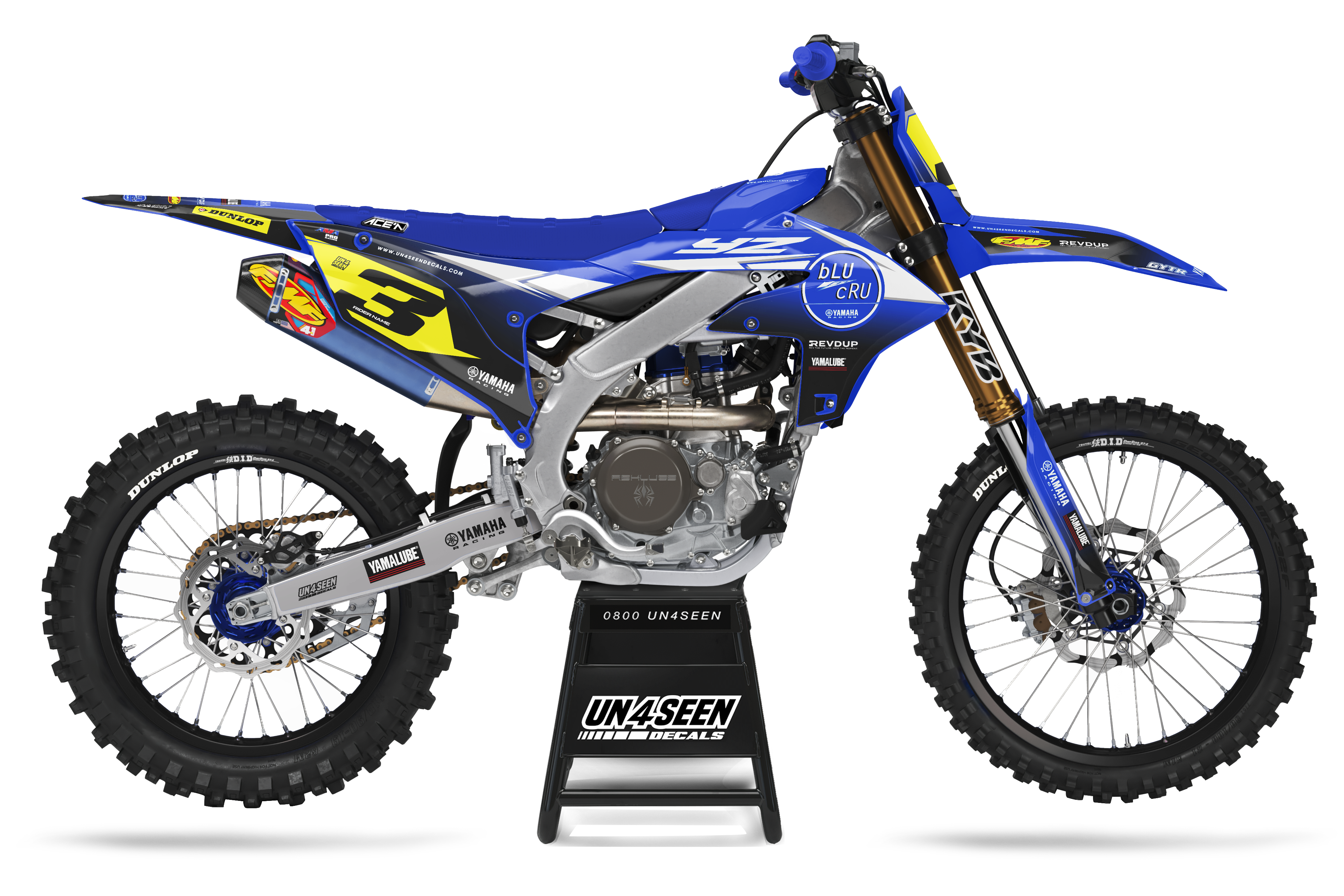 Yamaha Graphics Kit - Blu Cru Echo
