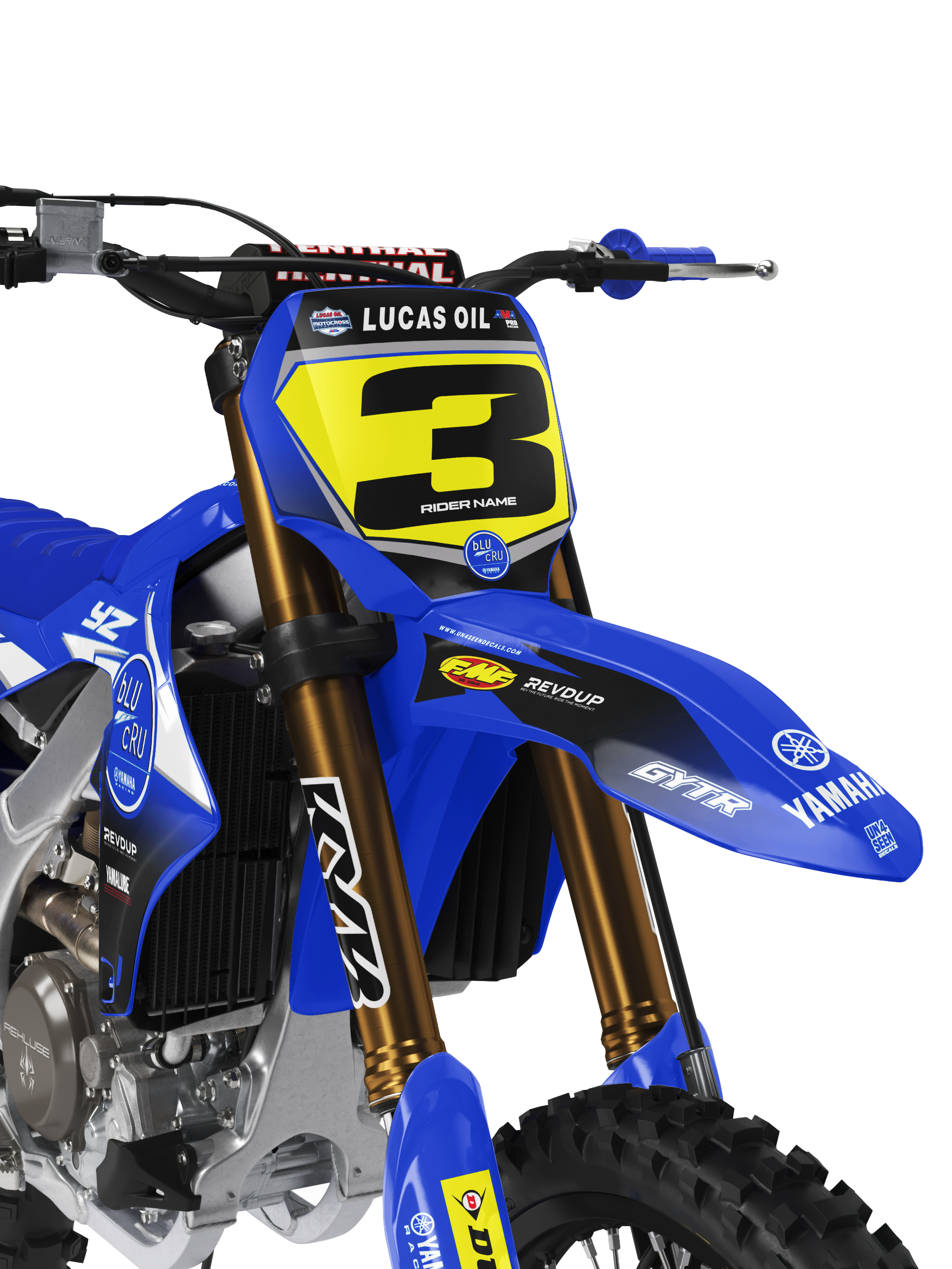 Yamaha Graphics Kit - Blu Cru Echo