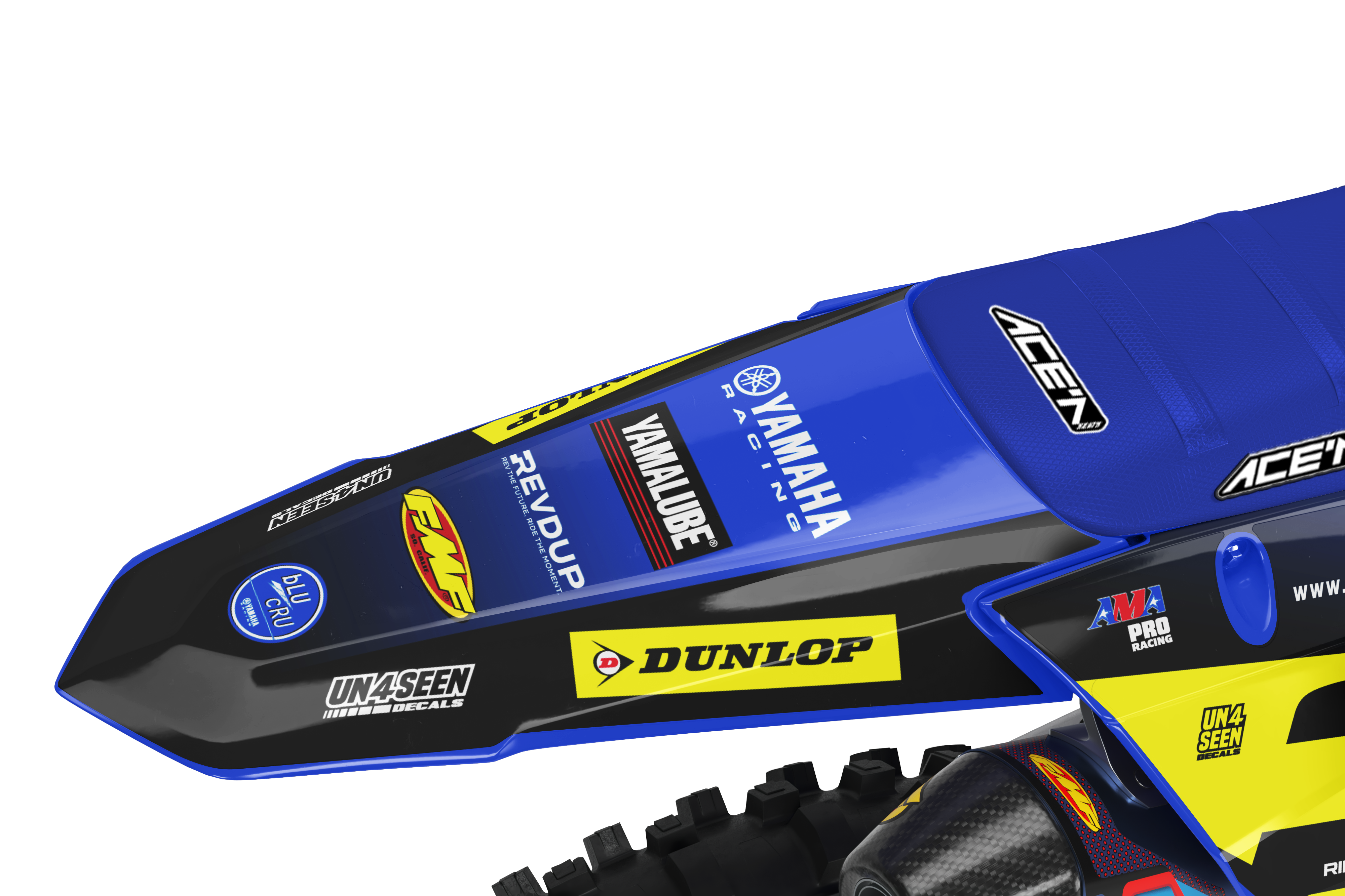 Yamaha Graphics Kit - Blu Cru Echo