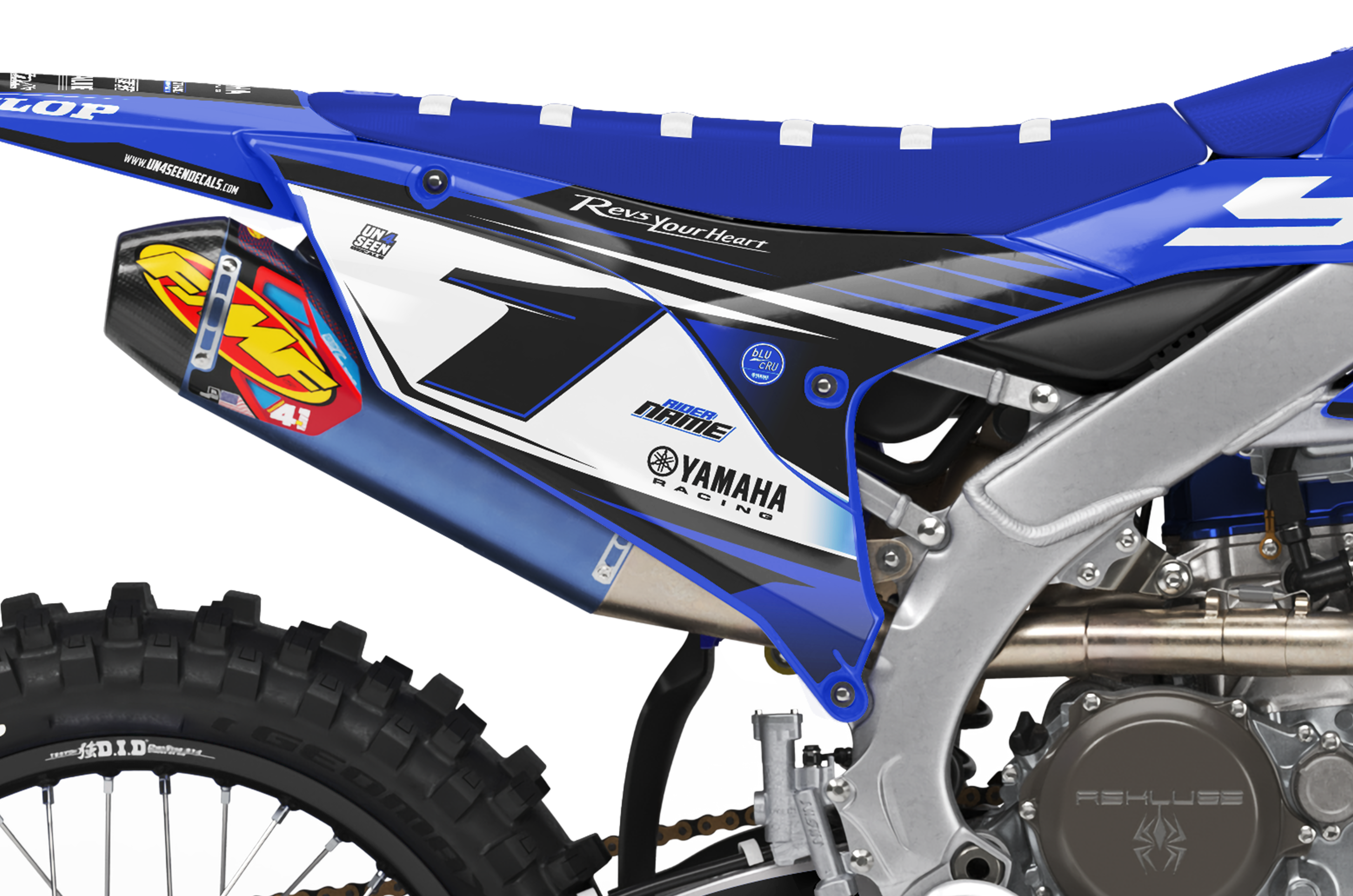 Yamaha Graphics Kit - Company Blue