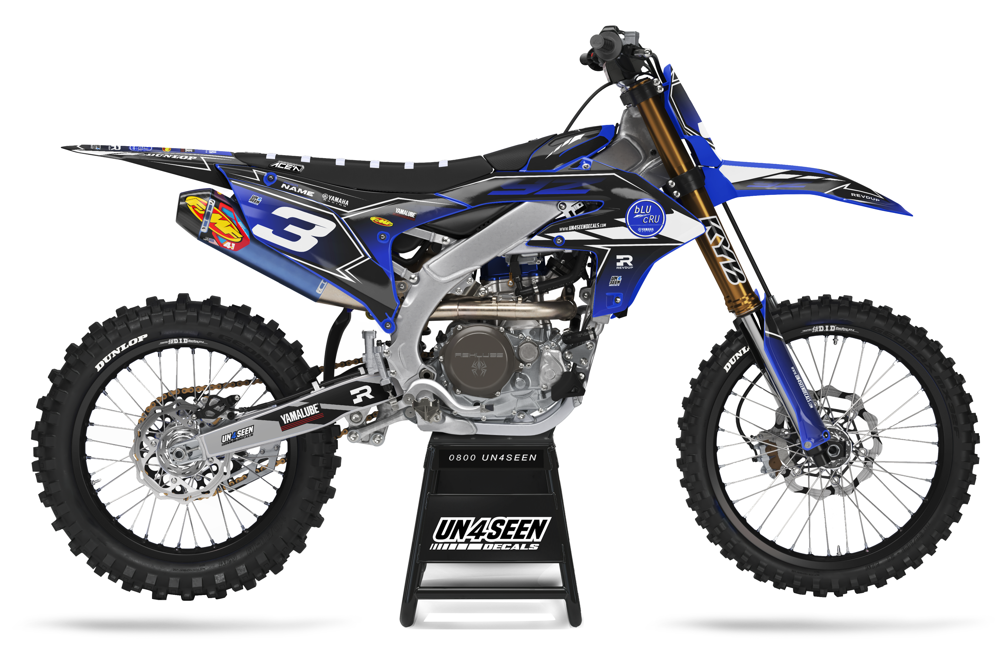 Yamaha Graphics Kit - Cru Black