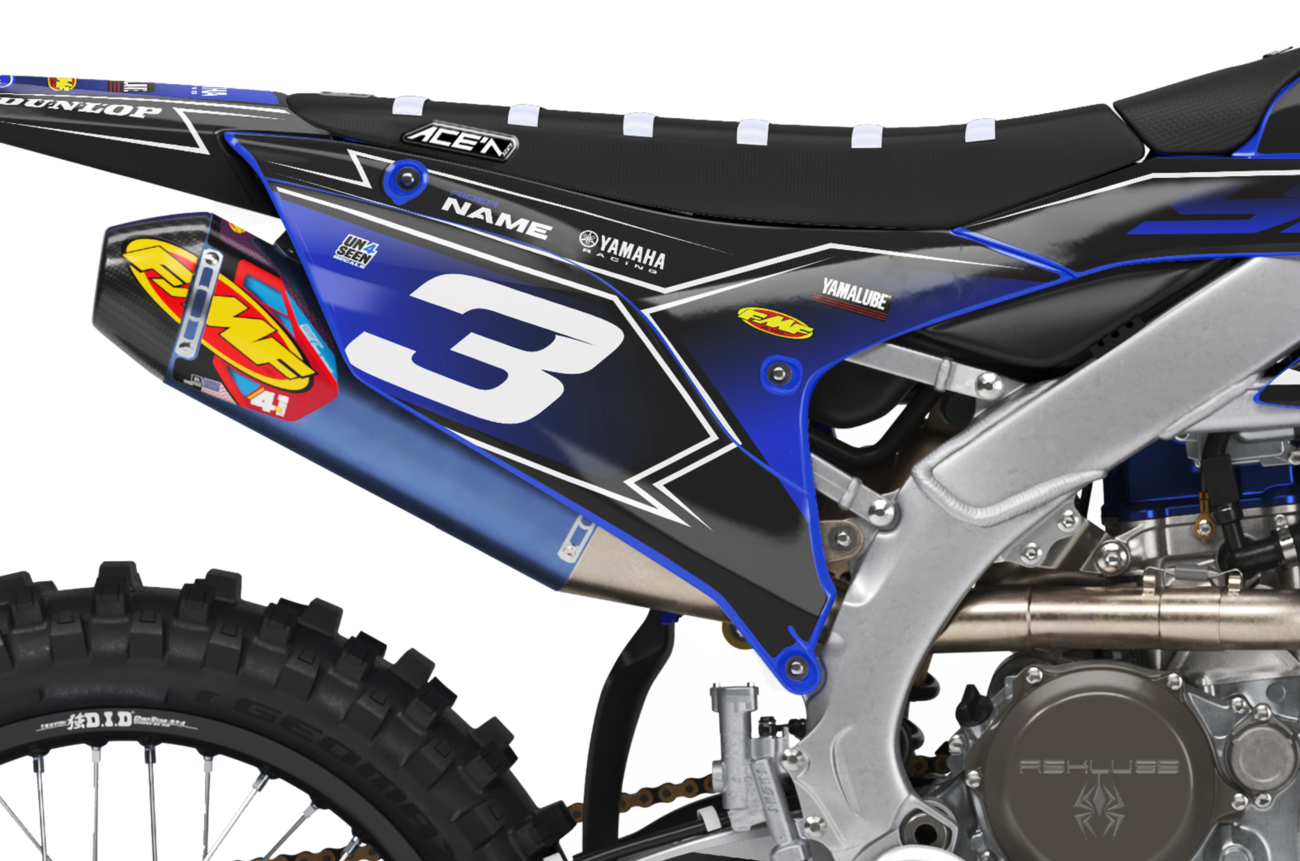 Yamaha Graphics Kit - Cru Black