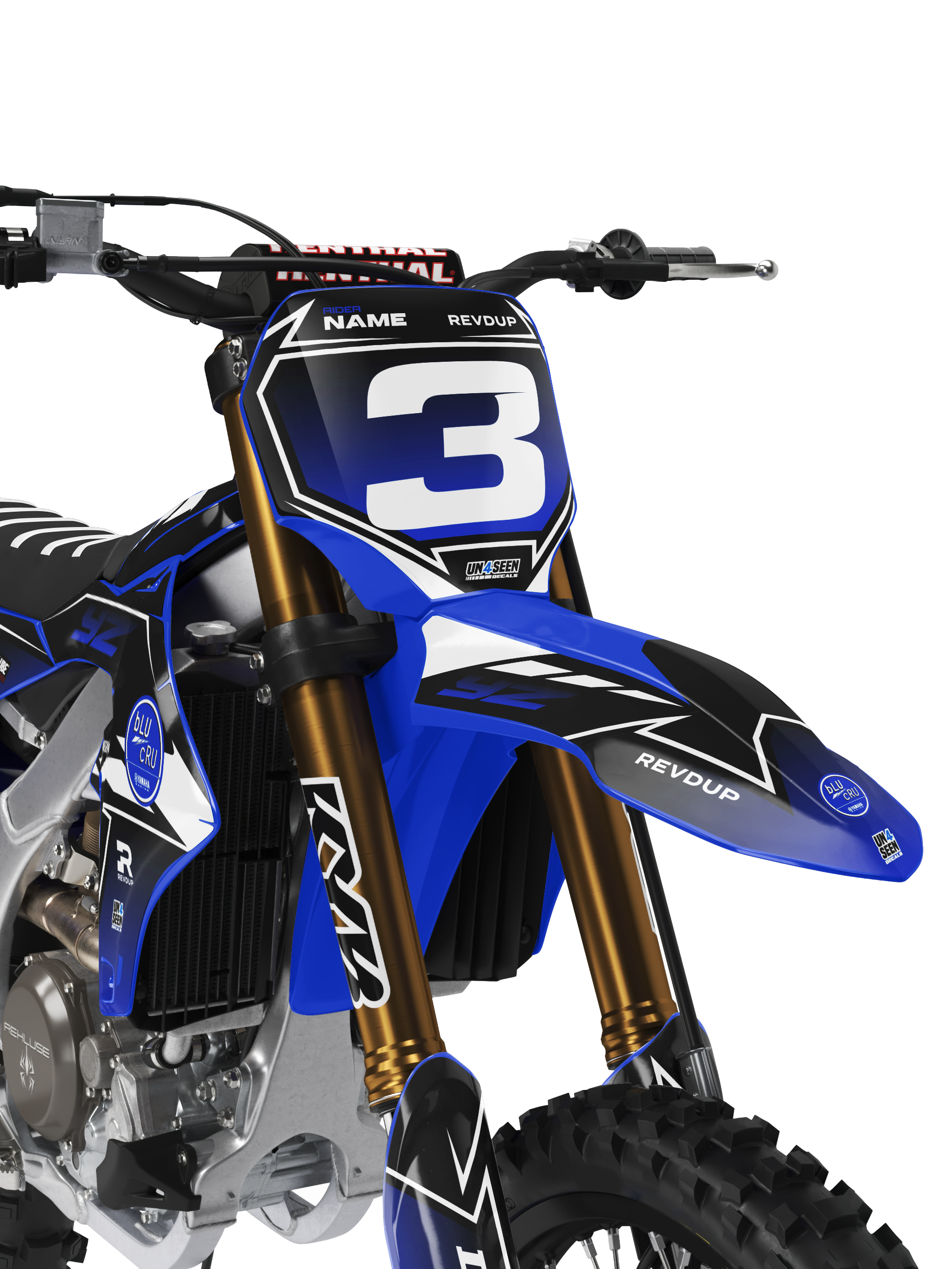 Yamaha Graphics Kit - Cru Black