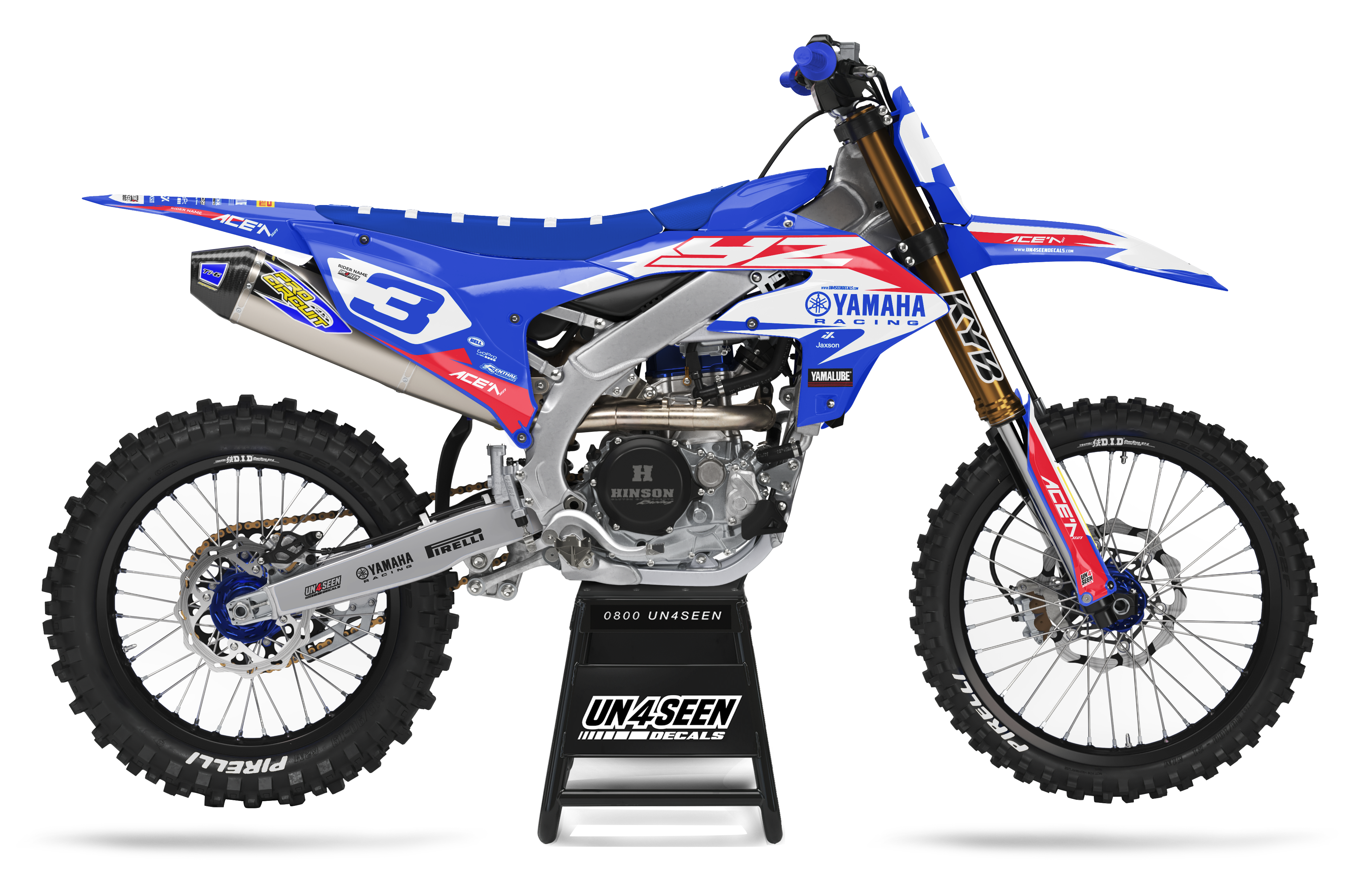 Yamaha Graphics Kit - Amaze Red