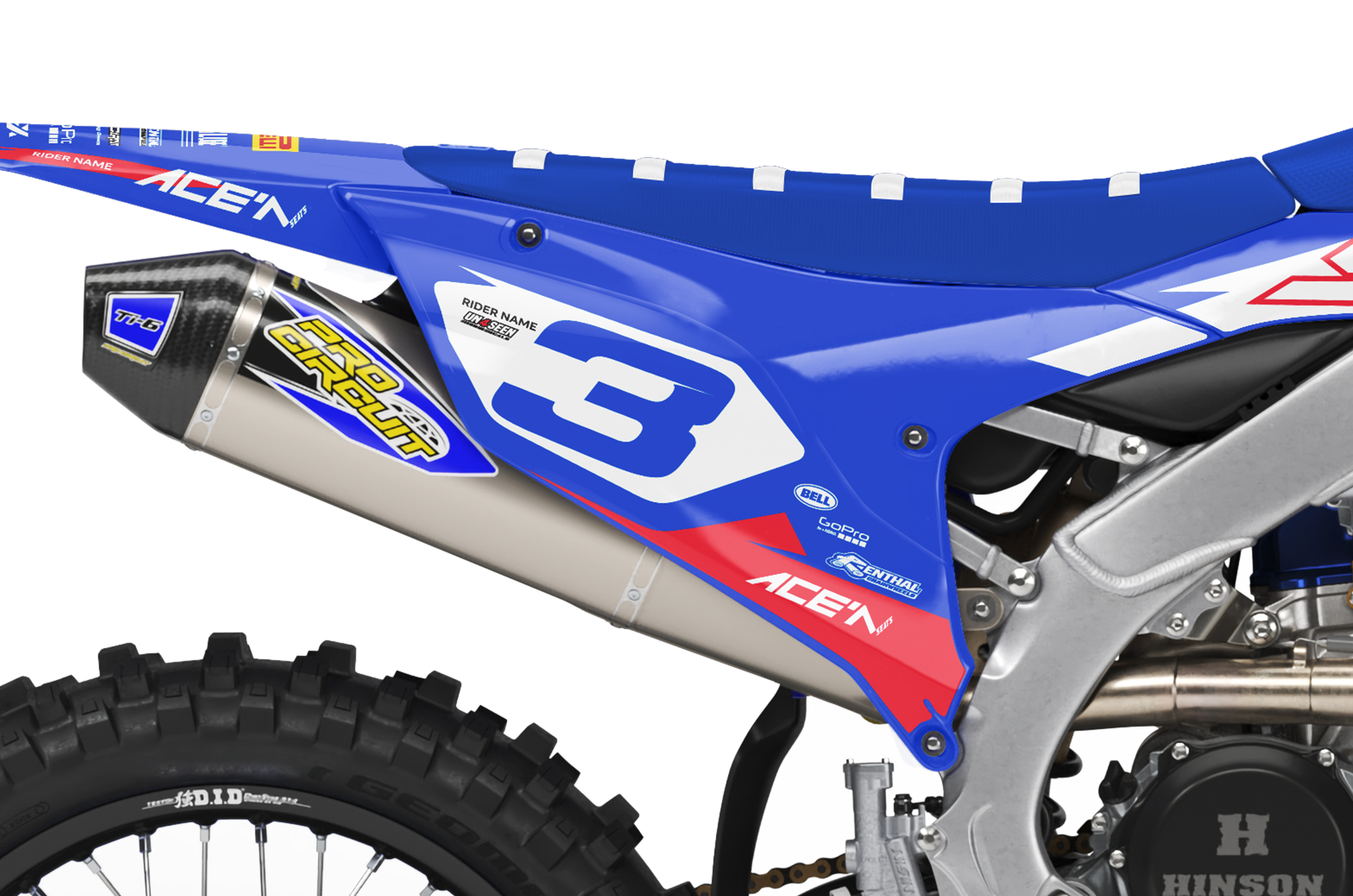 Yamaha Graphics Kit - Amaze Red