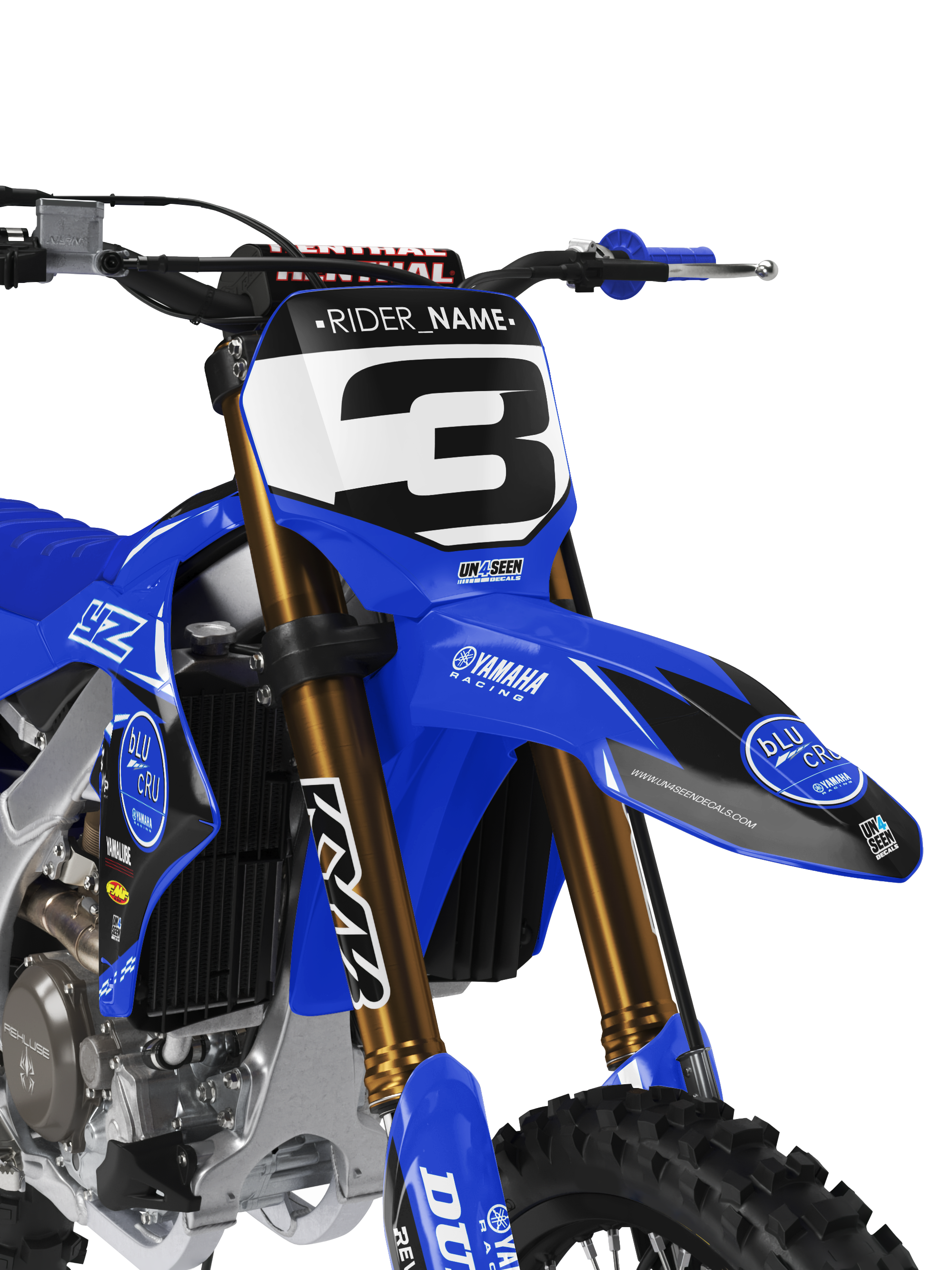 Yamaha Graphics Kit - Blu Cru One