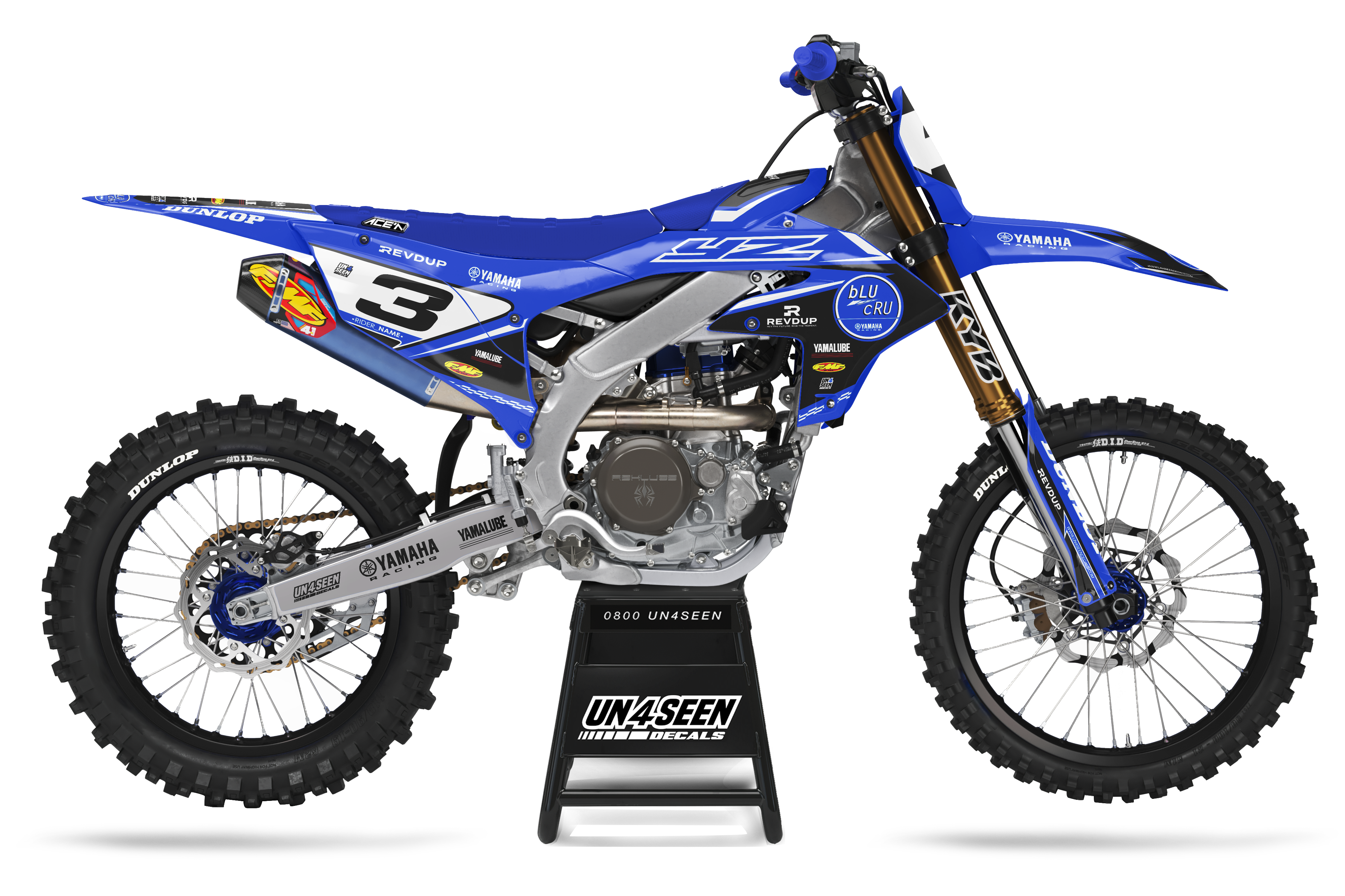 Yamaha Graphics Kit - Blu Cru One