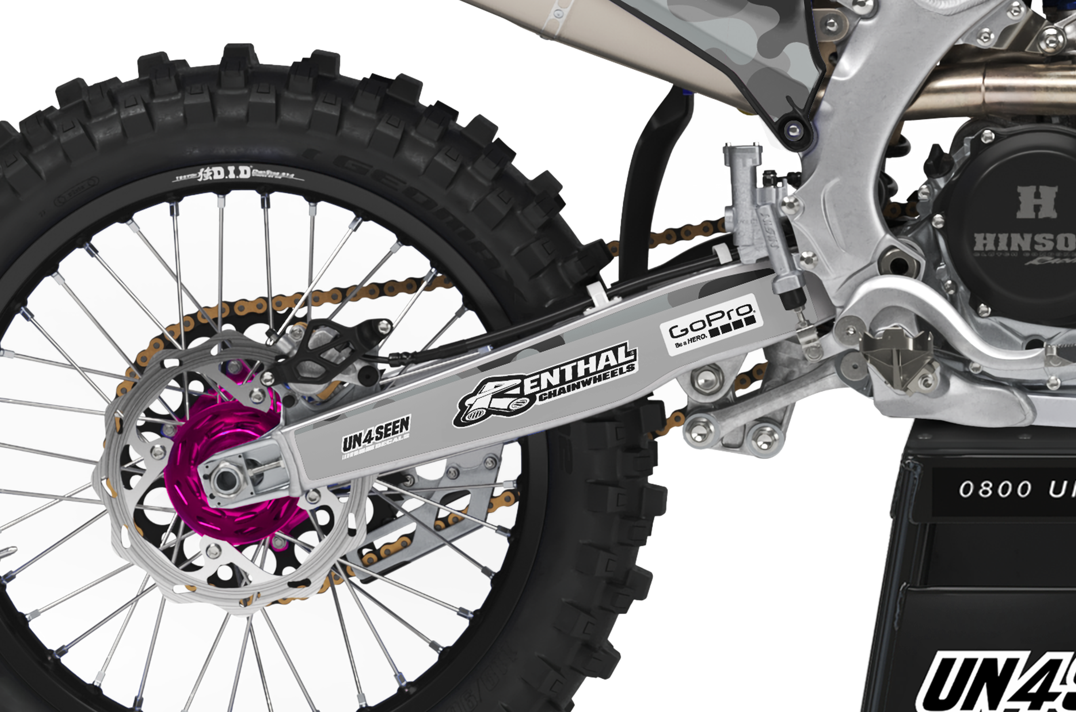 Yamaha Graphics Kit - Camo D Pink