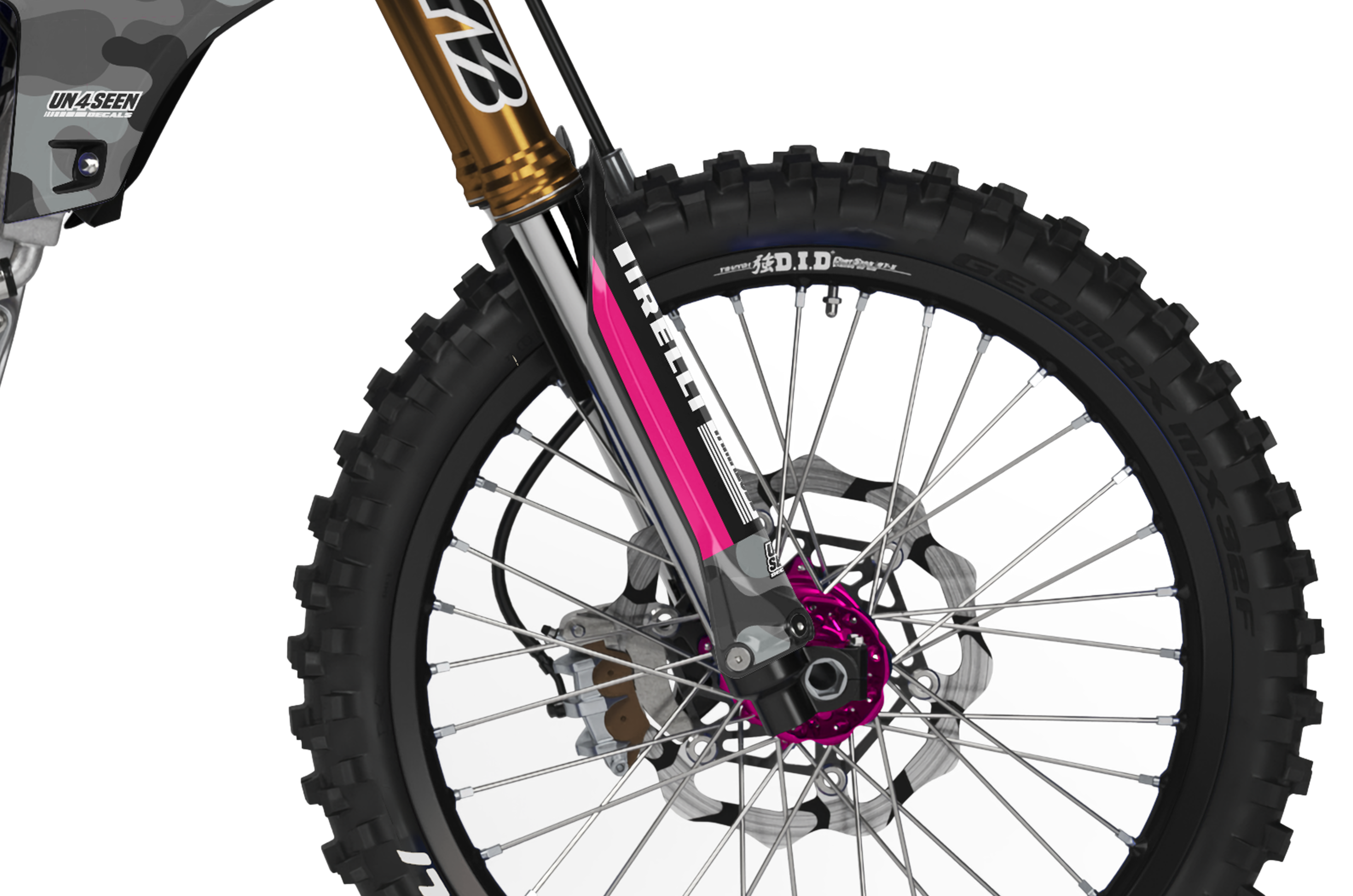 Yamaha Graphics Kit - Camo D Pink