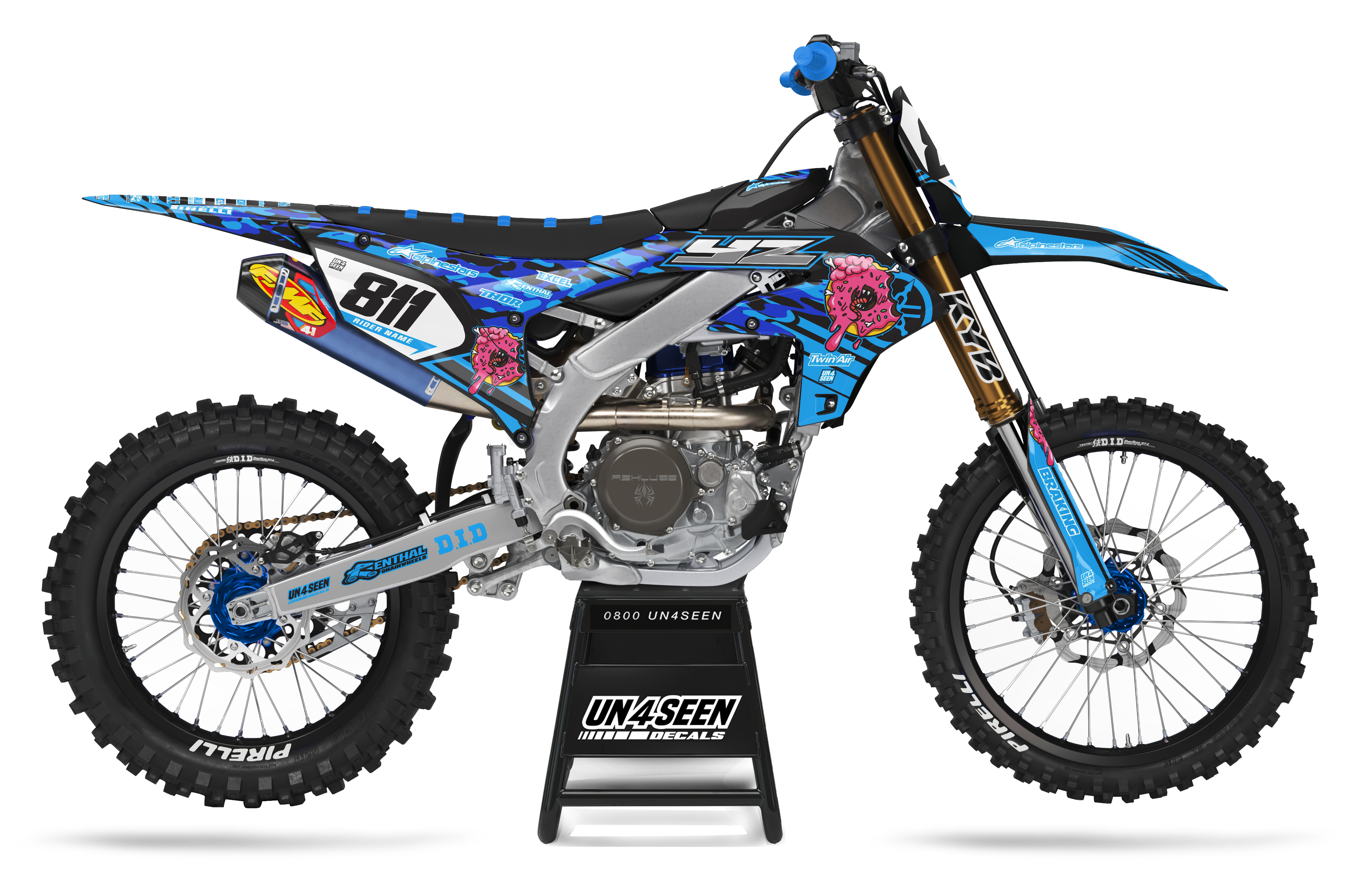 Yamaha Graphics Kit - Camo Donuts