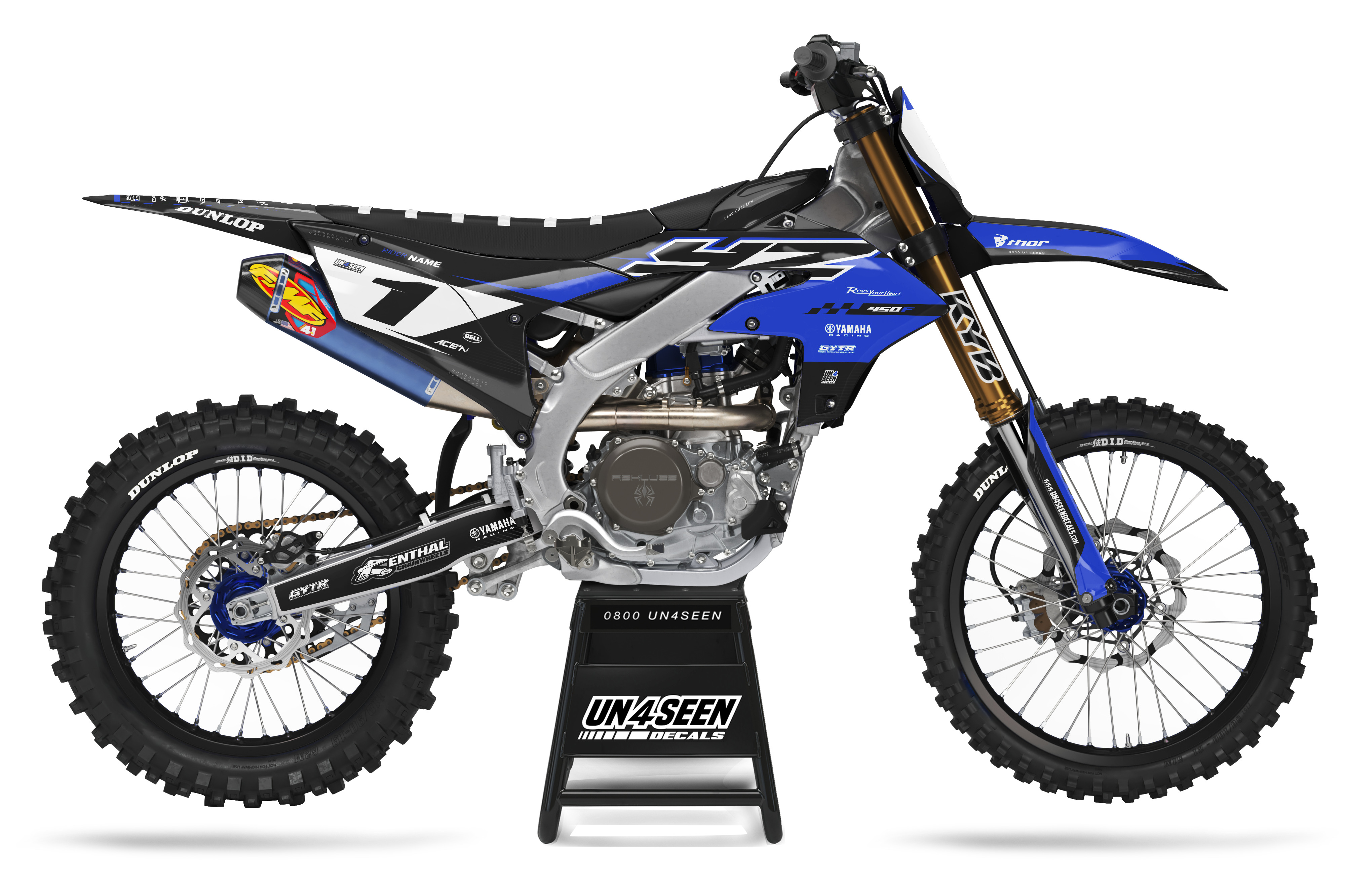 Yamaha Graphics Kit - Delay Blue