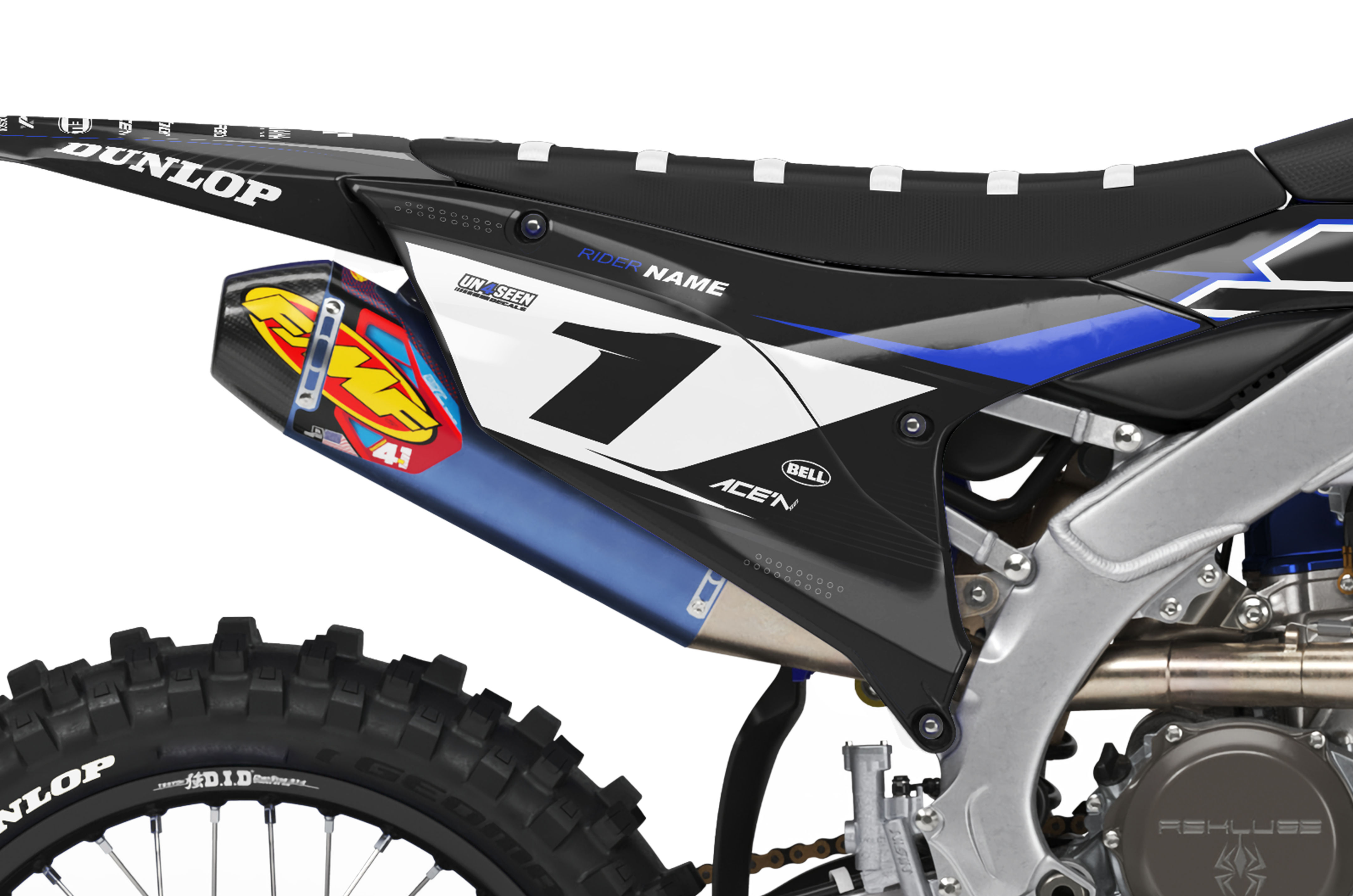 Yamaha Graphics Kit - Delay Blue