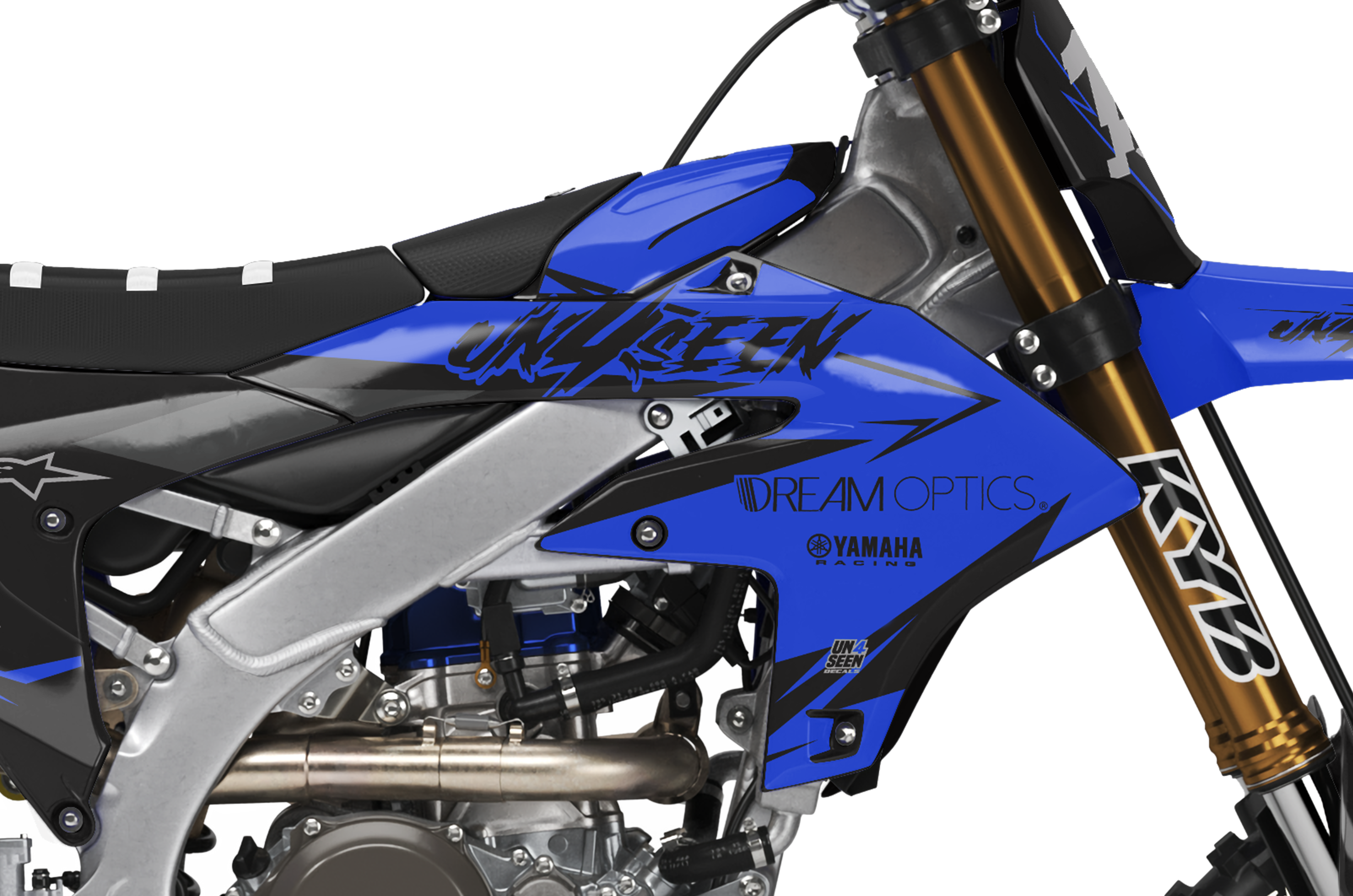 Yamaha Graphics Kit - Glitch Blue