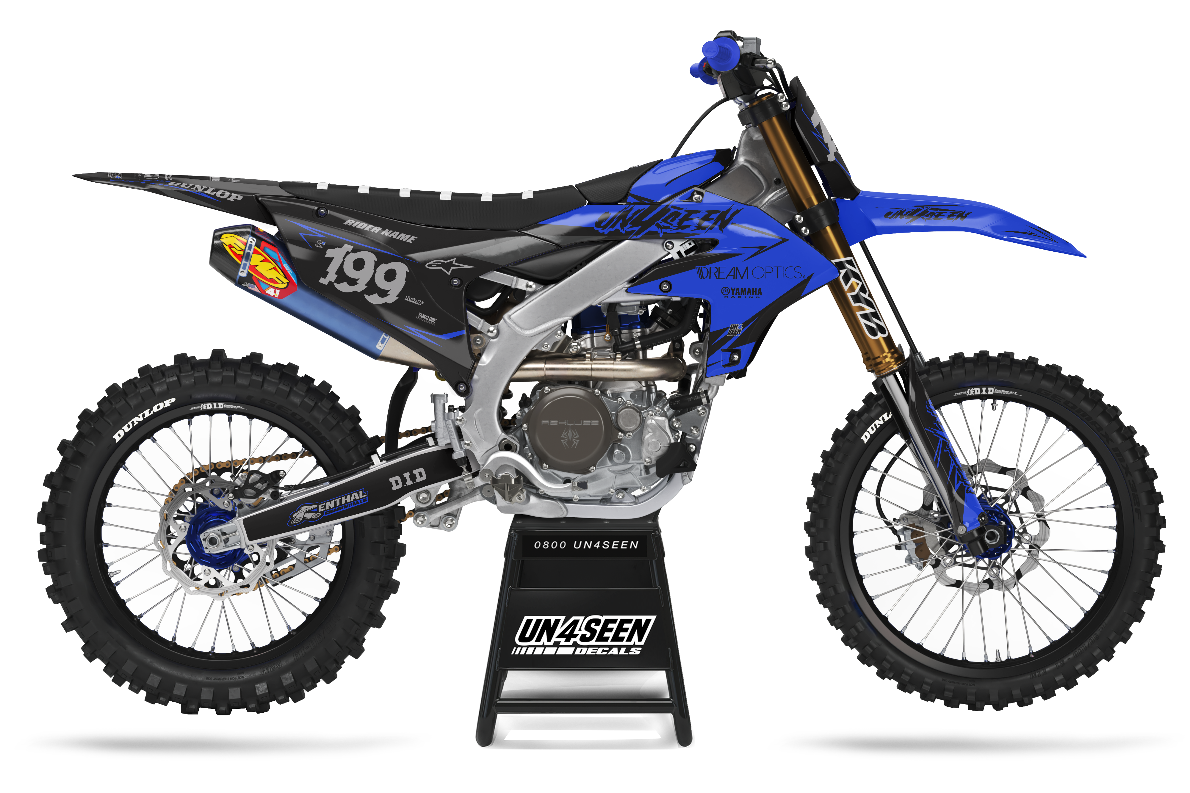 Yamaha Graphics Kit - Glitch Blue