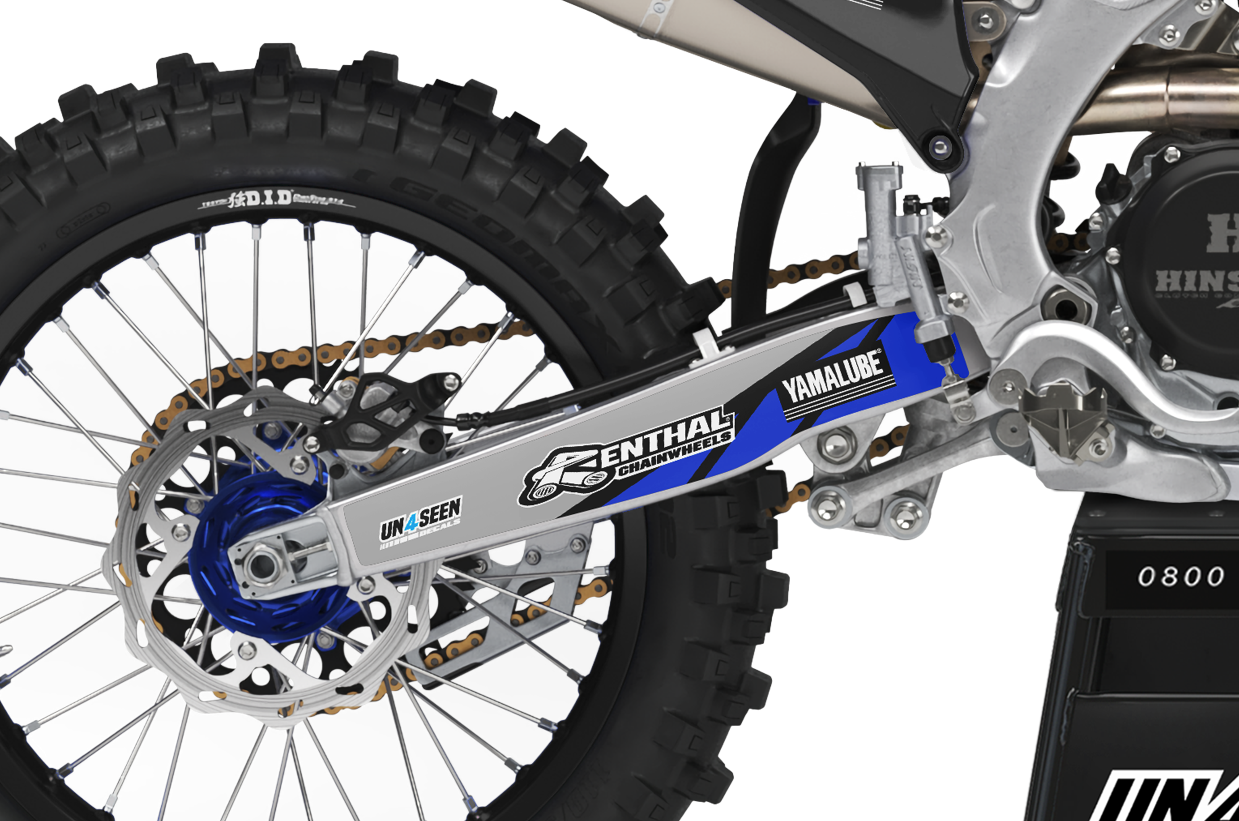 Yamaha Graphics Kit - Previ Blue