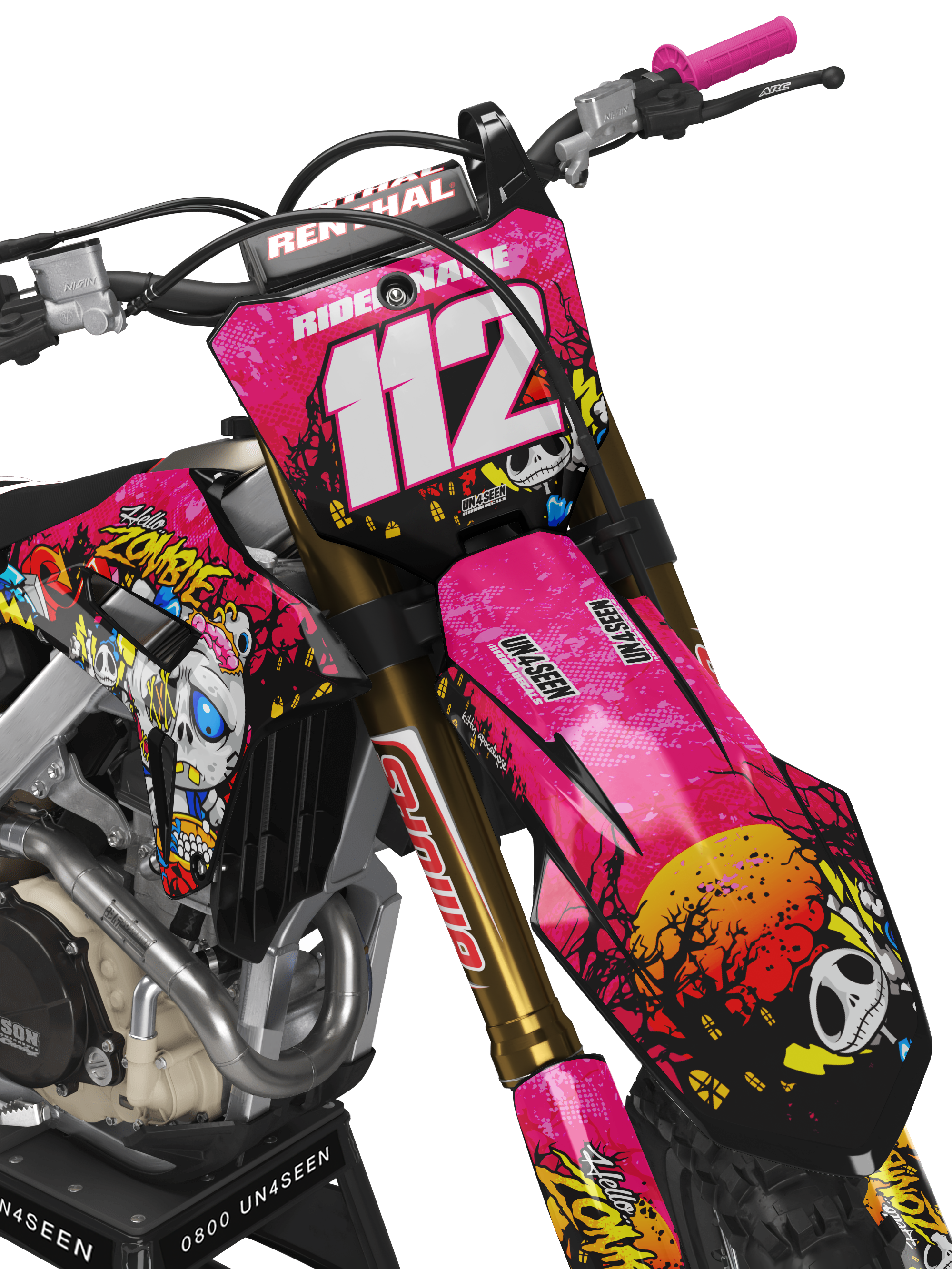 Honda Zombie Graphics Kit - Hello Kitty
