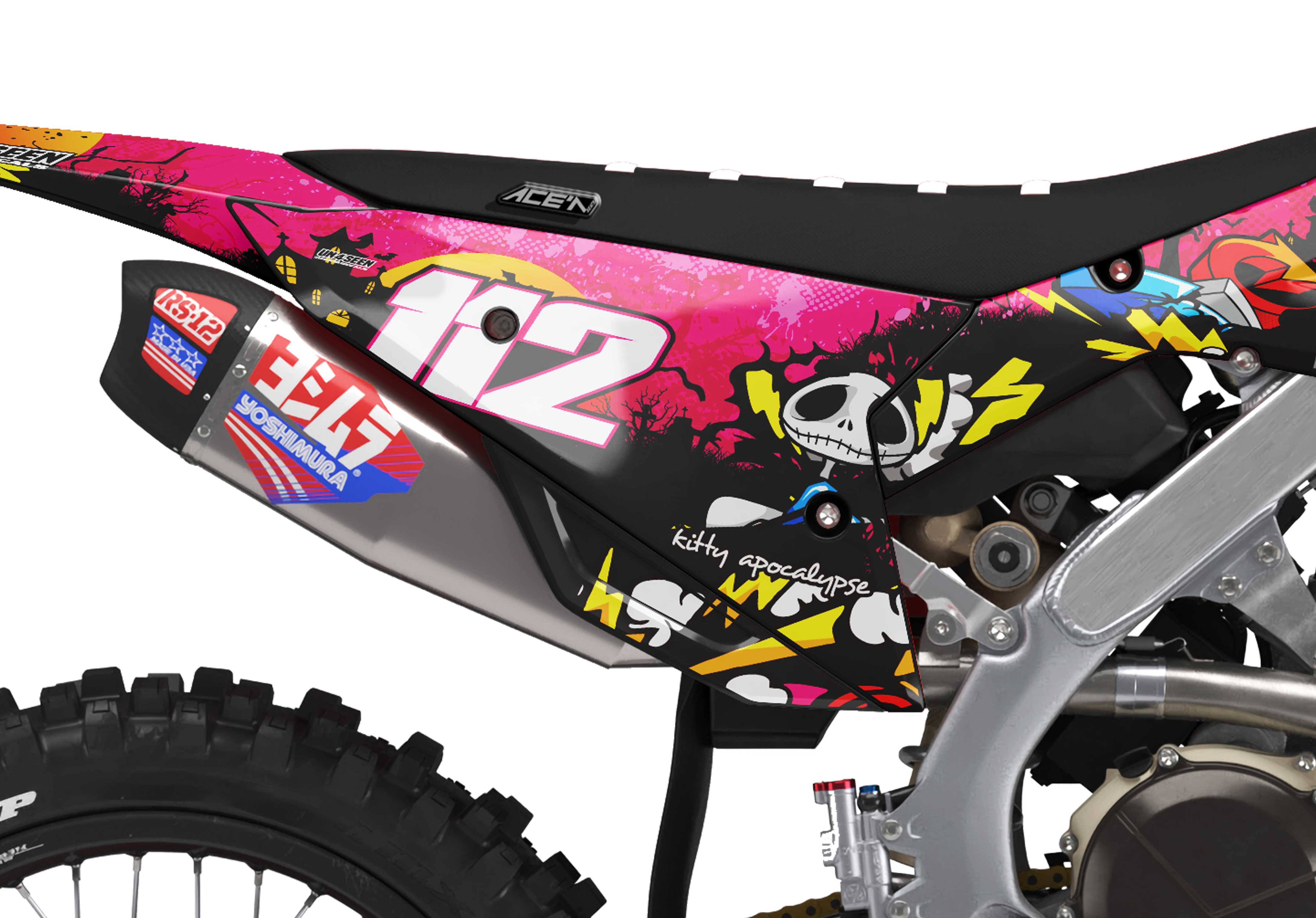 Honda Zombie Graphics Kit - Hello Kitty